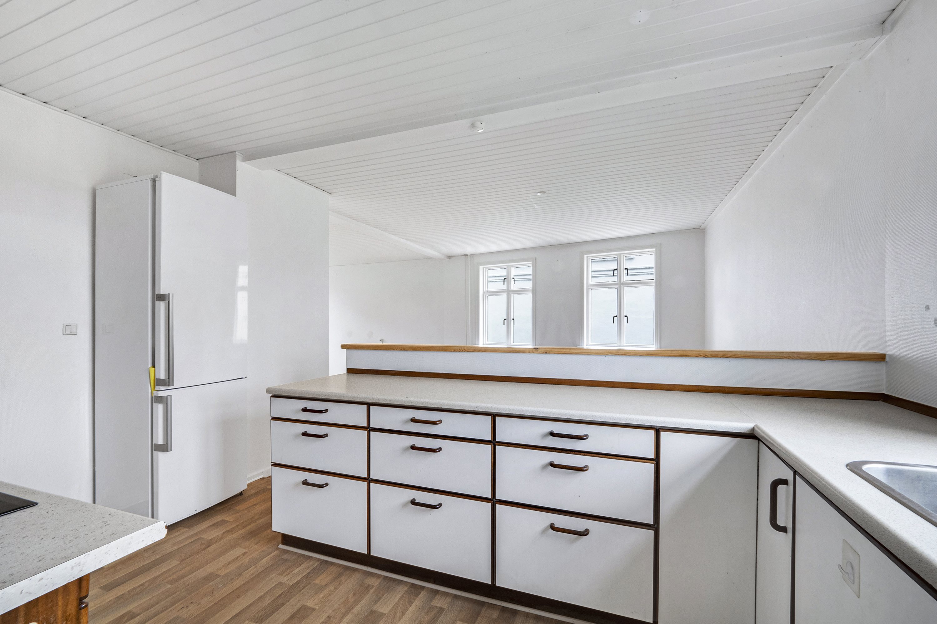 Fremhævet køkken  billede i fuldskærmstilstand. Billede af Hovedgaden 78, 7752 Snedsted