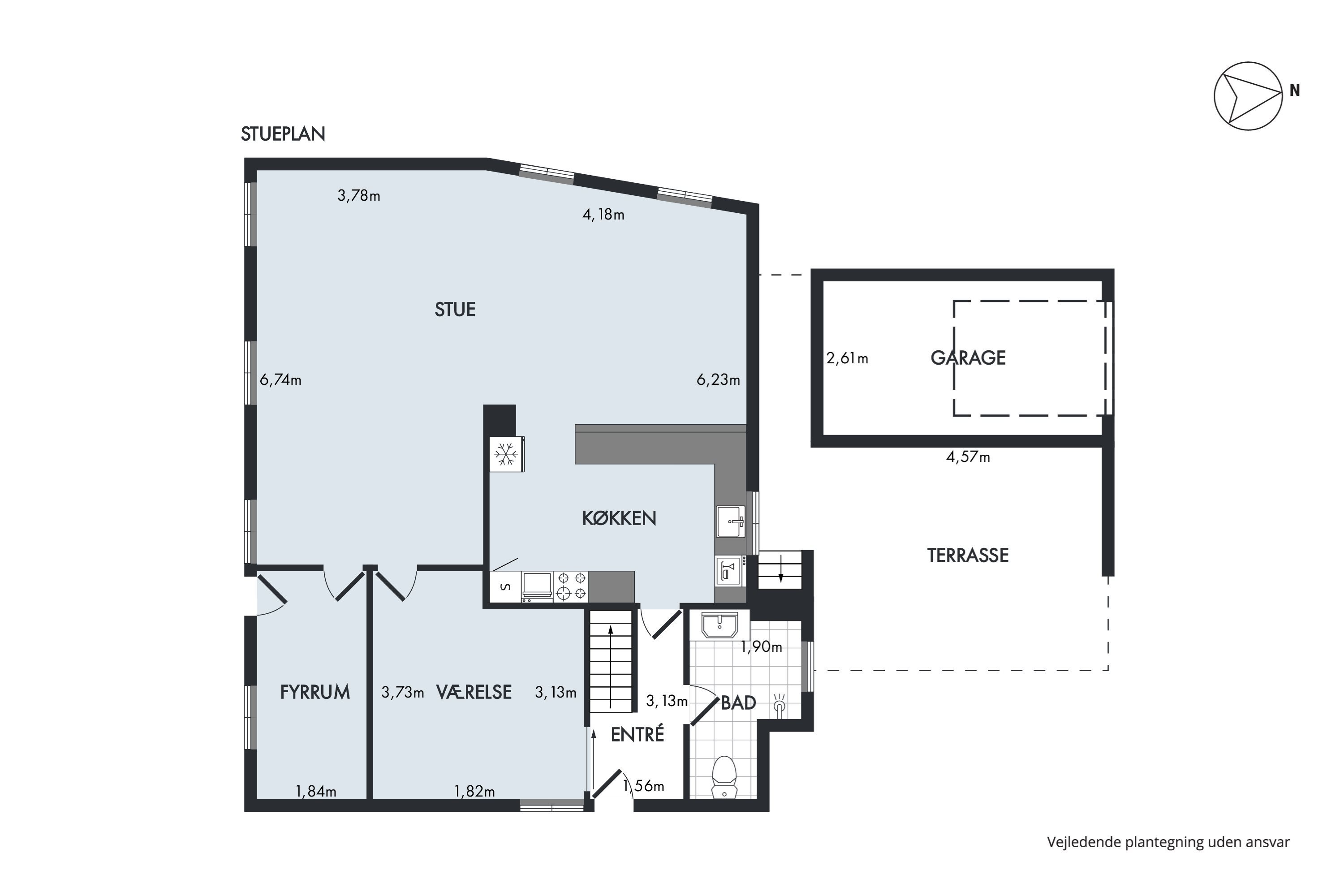 Plantegninger billede af Hovedgaden 78, 7752 Snedsted