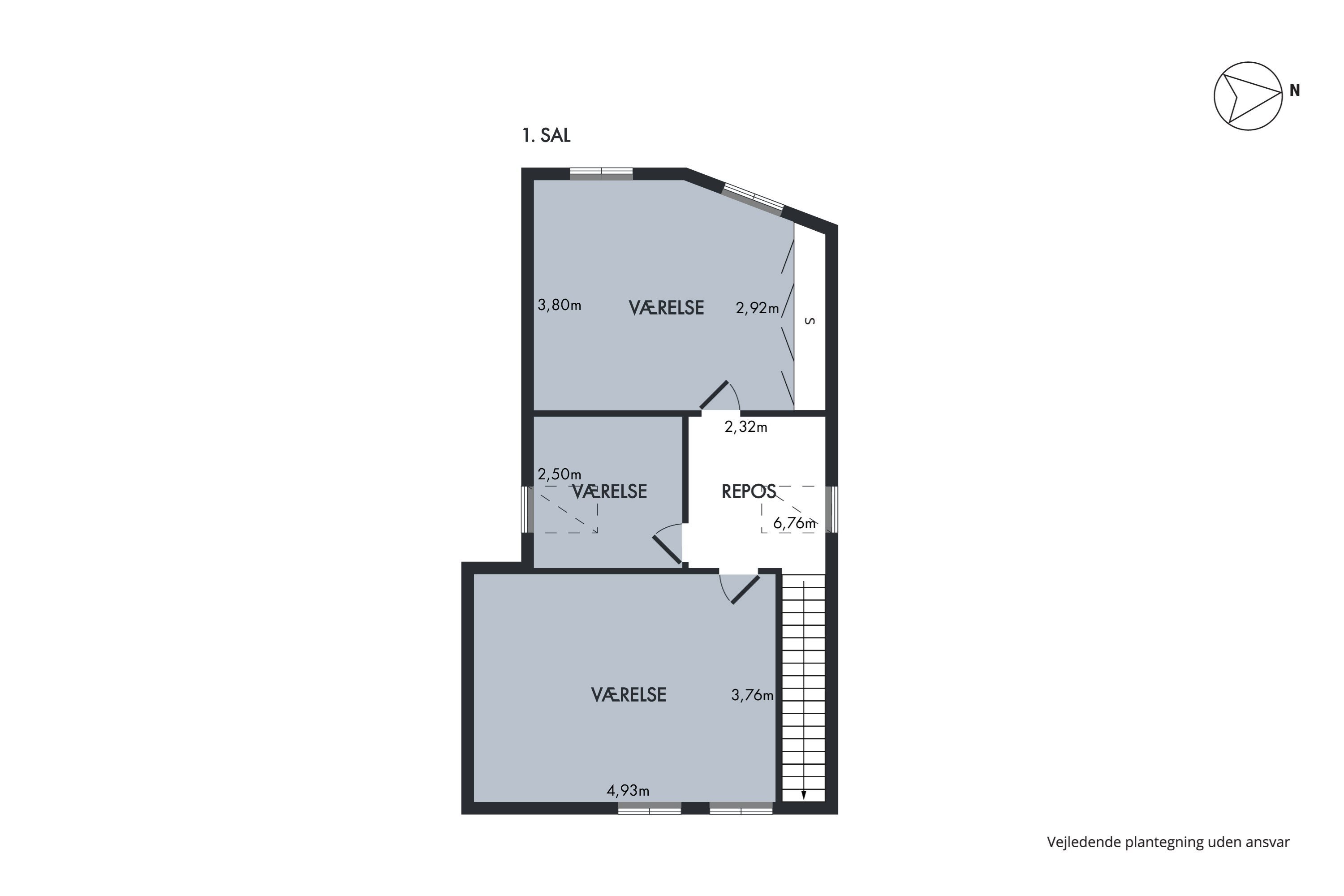 Plantegninger billede af Hovedgaden 78, 7752 Snedsted