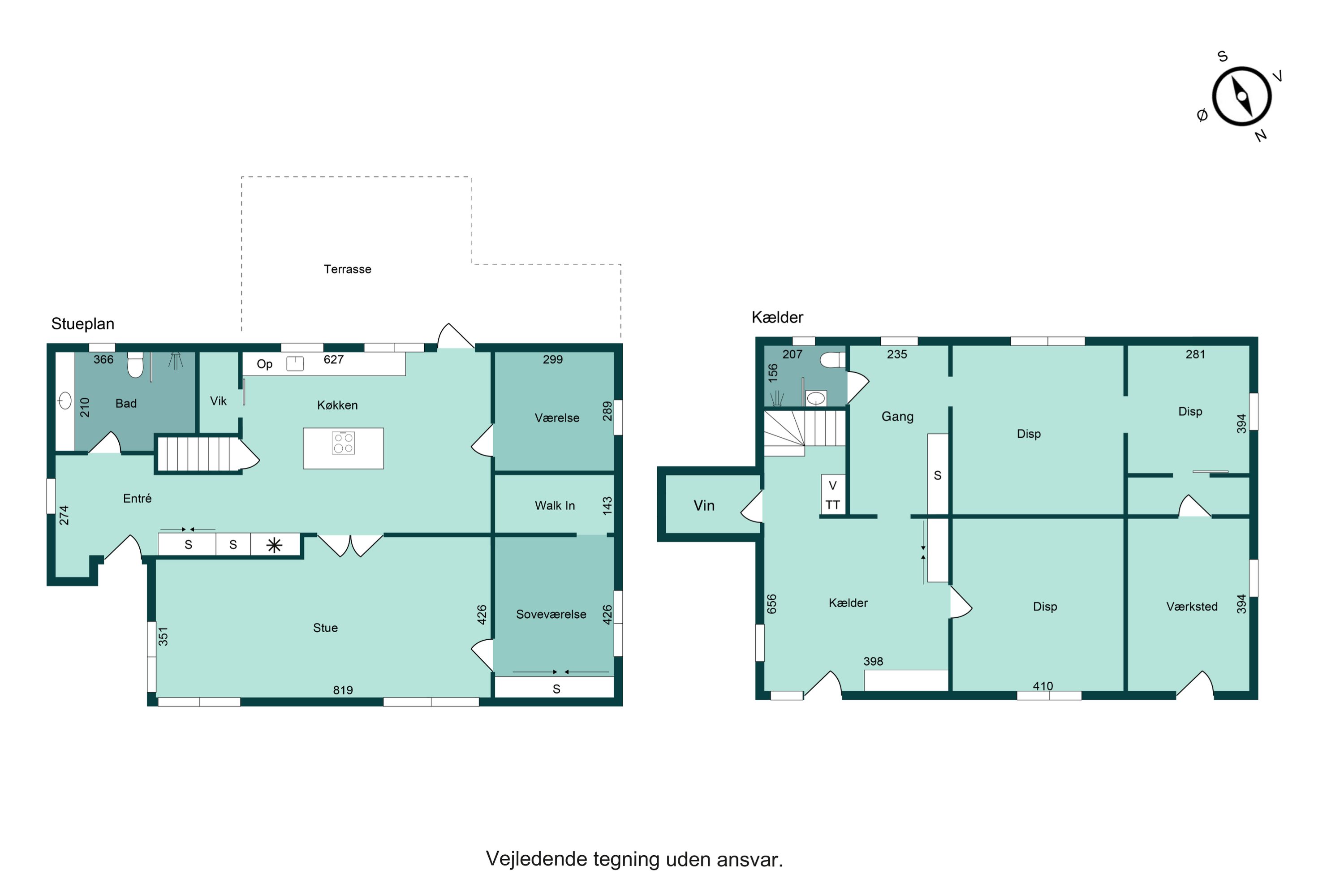 Plantegninger billede af Vandmøllevej 13, 8723 Løsning