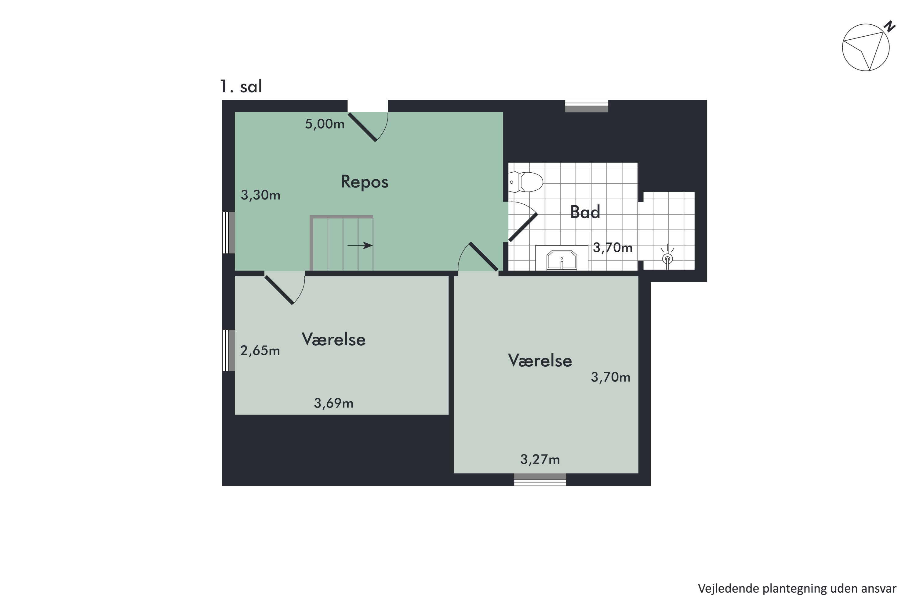 Plantegninger billede af Hvorupgårdvej 46, 9400 Nørresundby