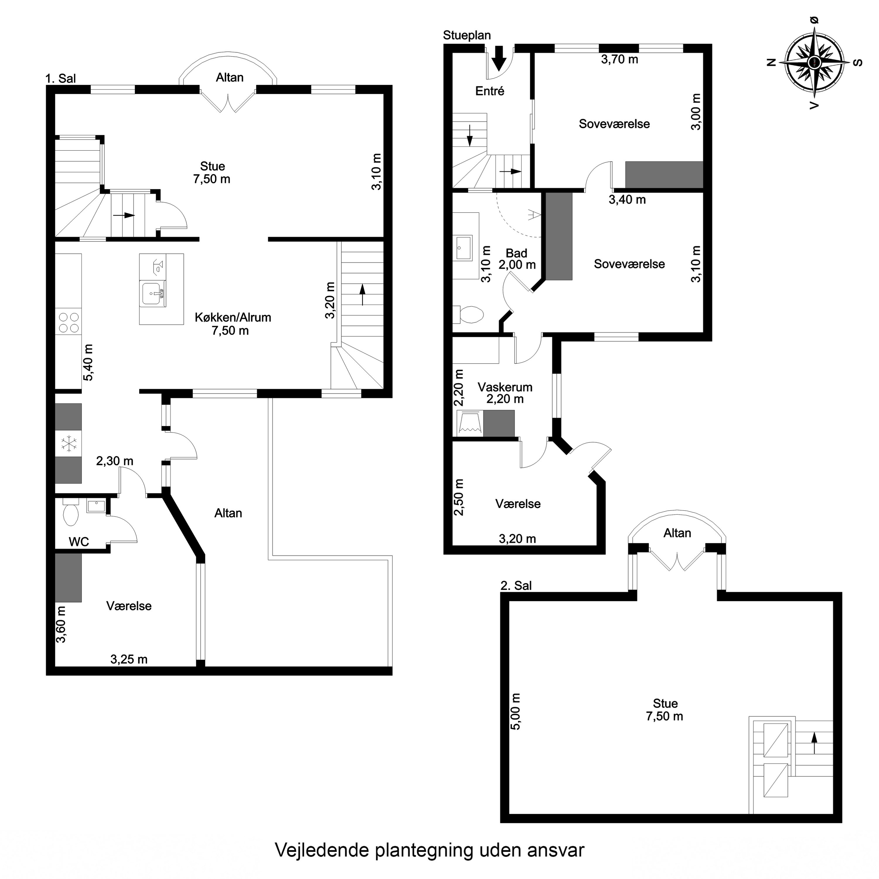 Plantegninger billede af Strandvejen 27, 7600 Struer