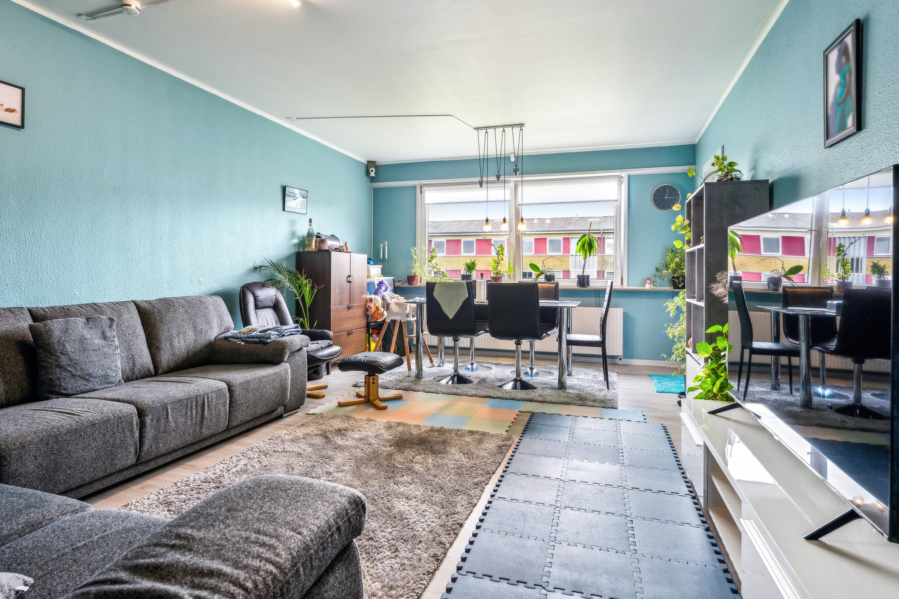 Miniaturebillede 1: stue. Billede af Skelvangsvej 71, 2. th., 8920 Randers NV