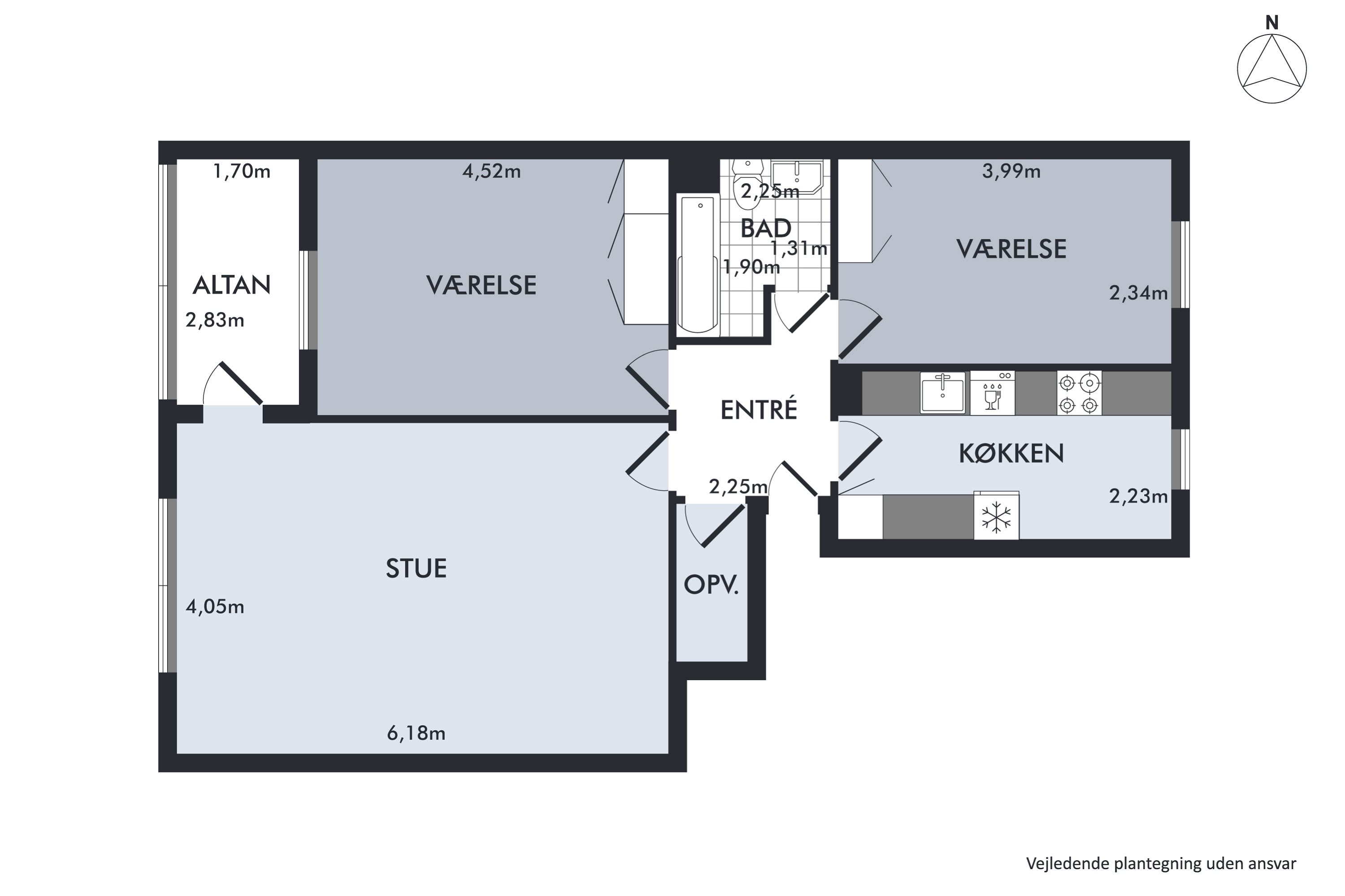 Plantegninger billede af Skelvangsvej 71, 2. th., 8920 Randers NV