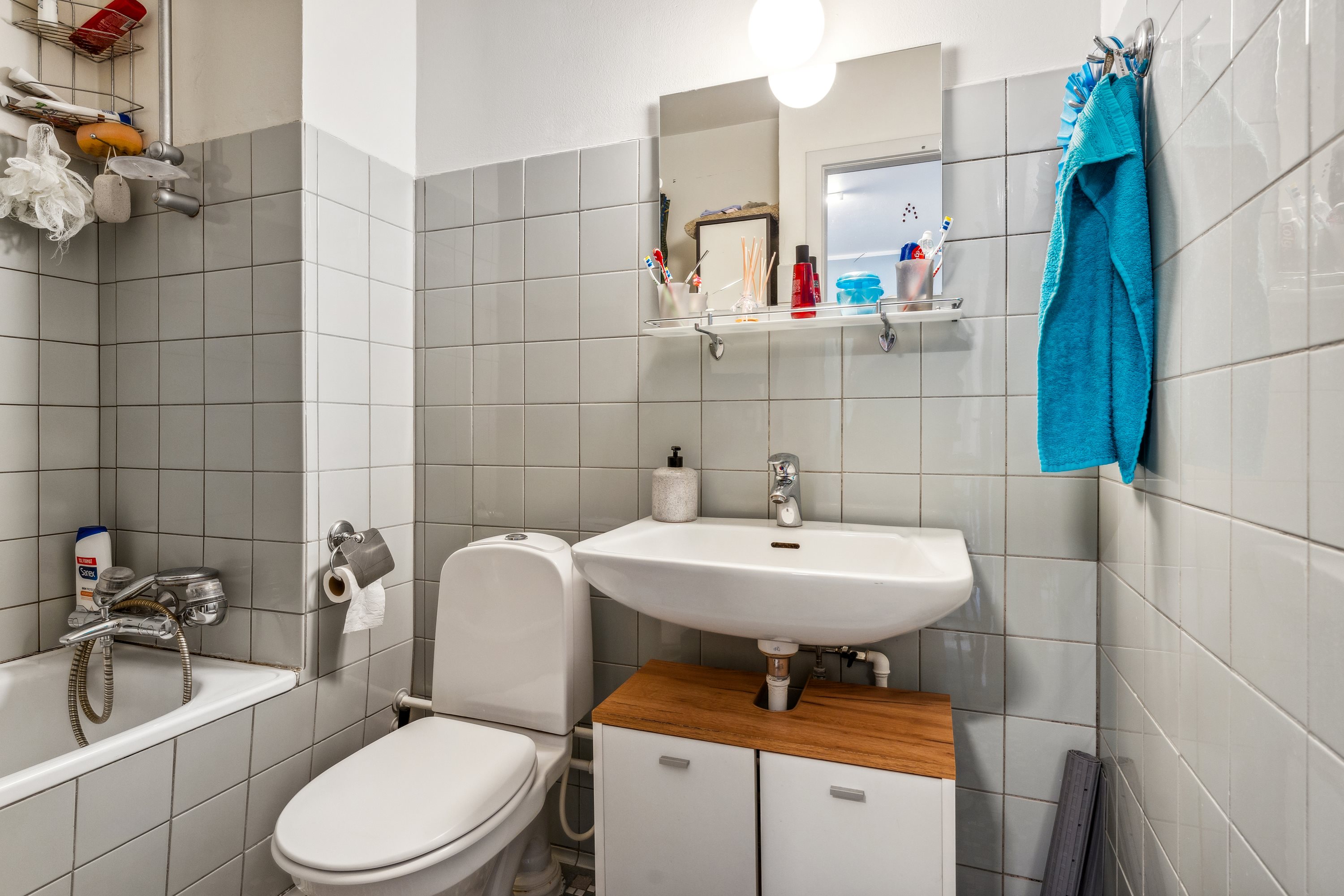 Fremhævet badeværelse billede i fuldskærmstilstand. Billede af Skelvangsvej 71, 2. th., 8920 Randers NV