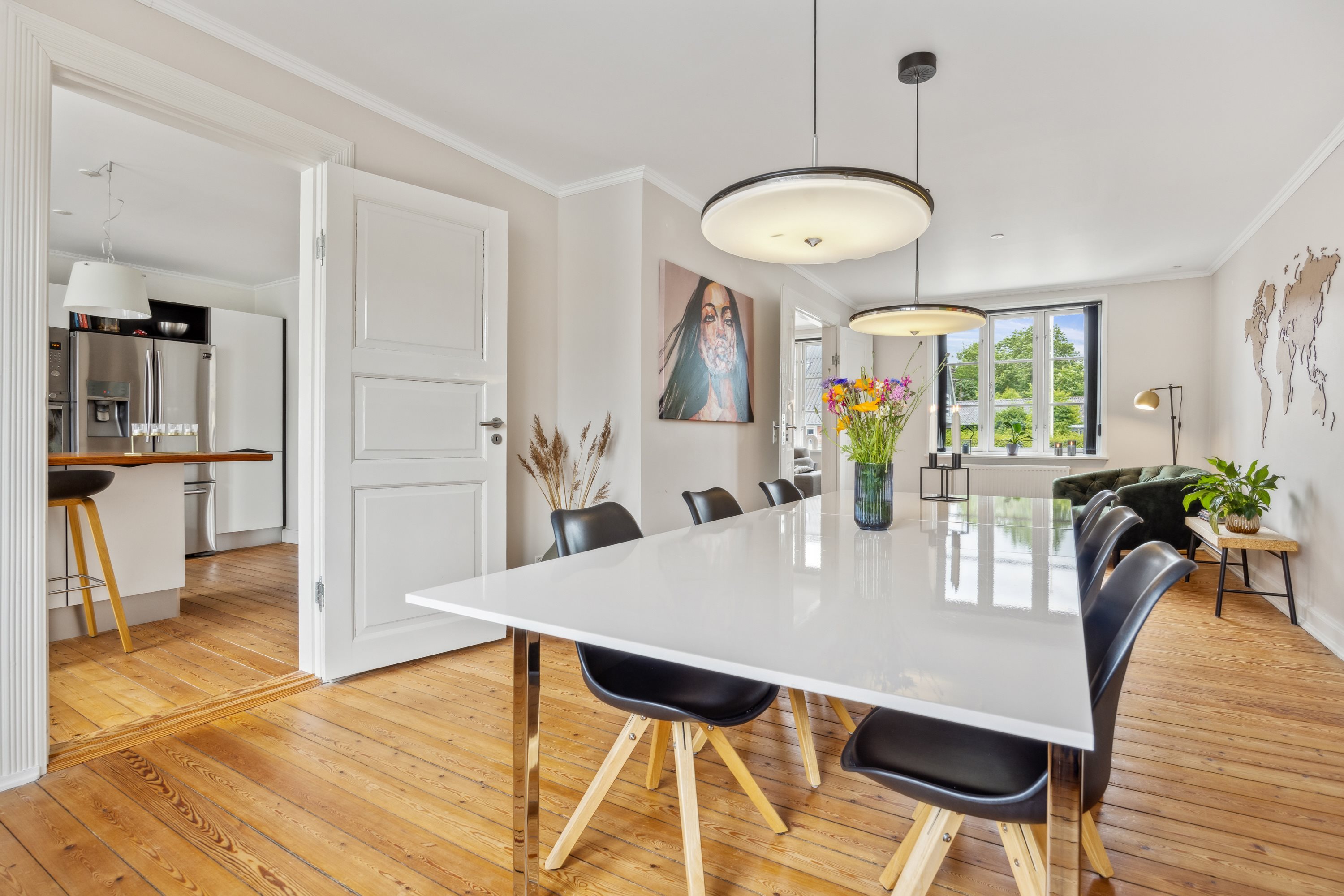 Fremhævet stue billede i fuldskærmstilstand. Billede af Søndergade 24, 9632 Møldrup