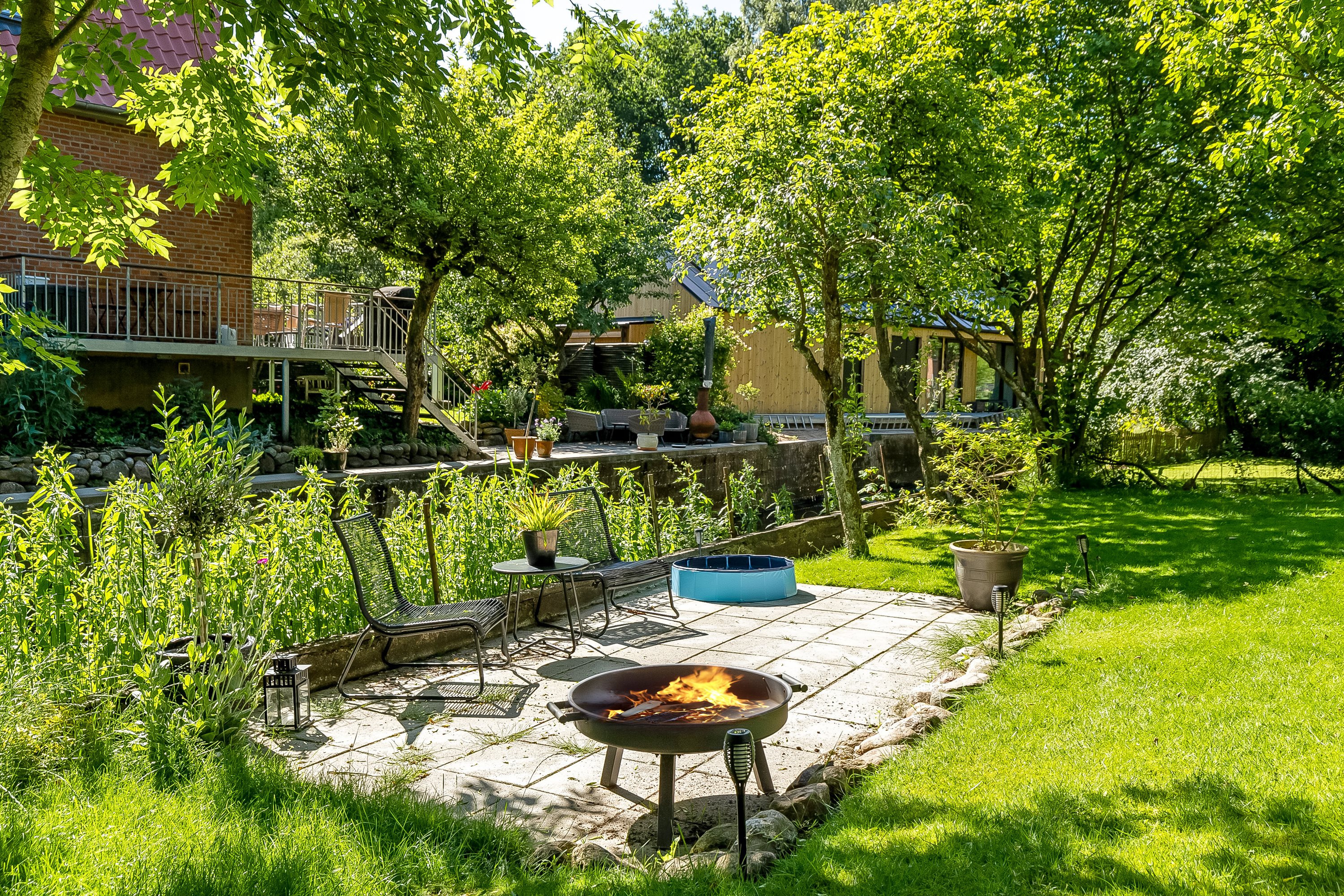 Fremhævet terrasse billede i fuldskærmstilstand. Billede af Grejsdalsvej 72, st.., Grejsdalen, 7100 Vejle