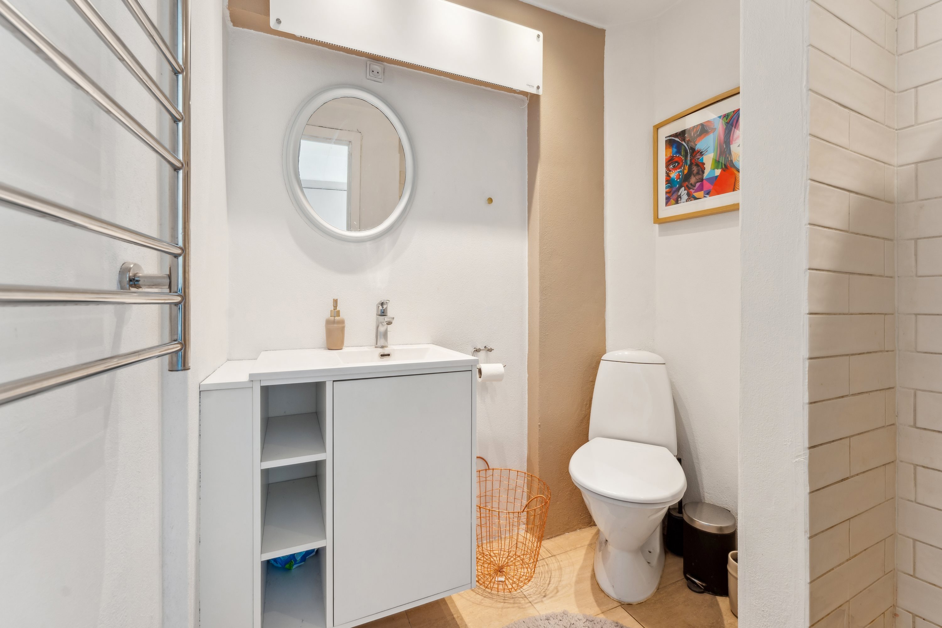 Fremhævet badeværelse billede i fuldskærmstilstand. Billede af Fredensgade 6A, 3., 8900 Randers C