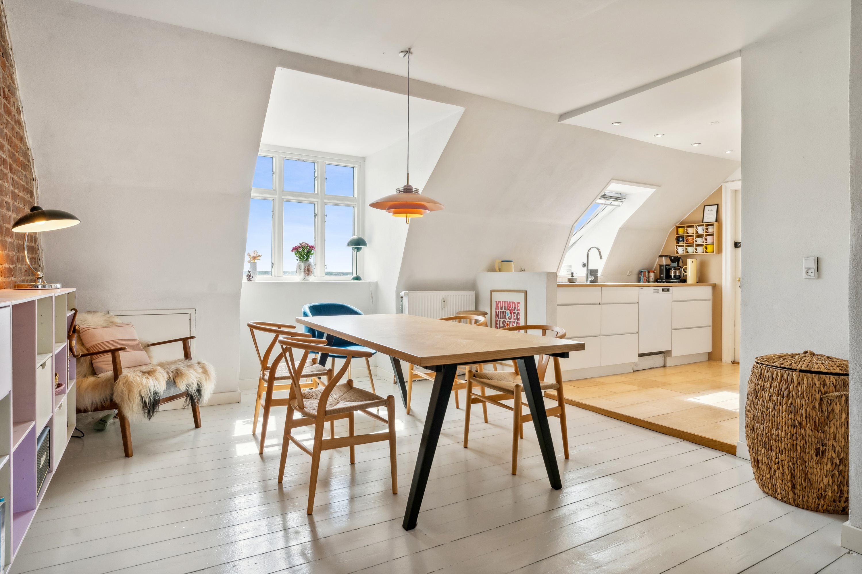 Fremhævet spisestue billede i fuldskærmstilstand. Billede af Fredensgade 6A, 3., 8900 Randers C