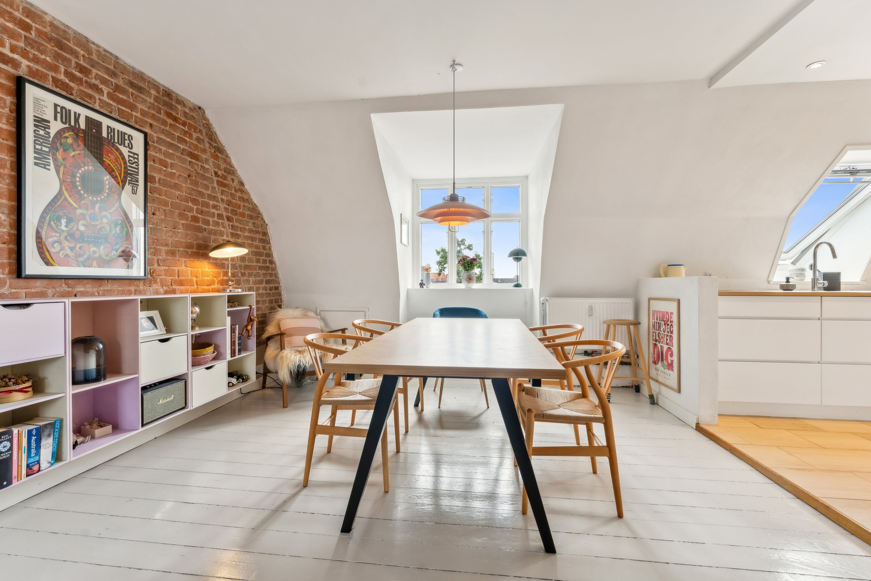 Fremhævet spisestue billede i fuldskærmstilstand. Billede af Fredensgade 6A, 3., 8900 Randers C