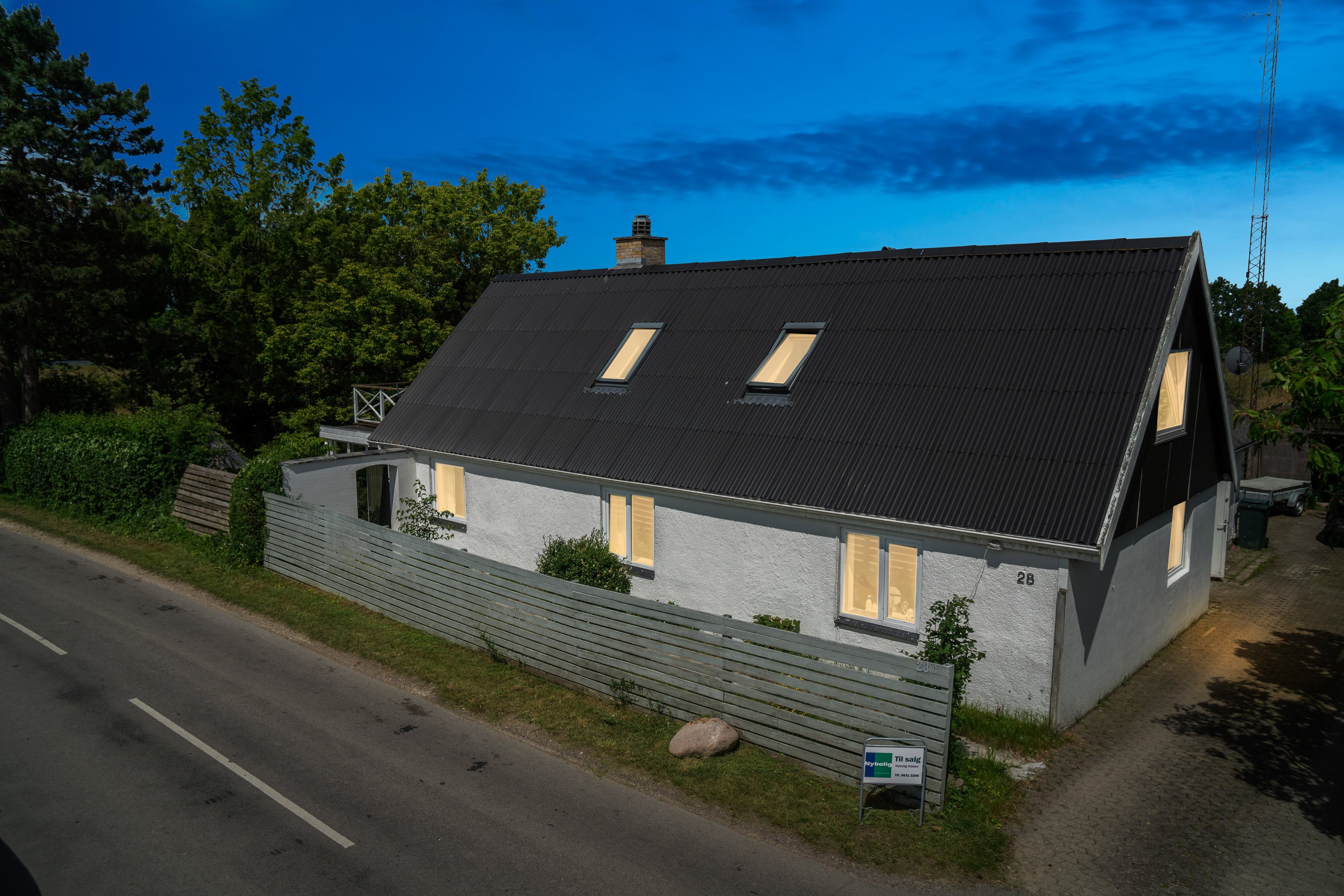 Fremhævet set fra vejen billede i fuldskærmstilstand. Billede af Teestrup Nedenvej 28B, 4690 Haslev