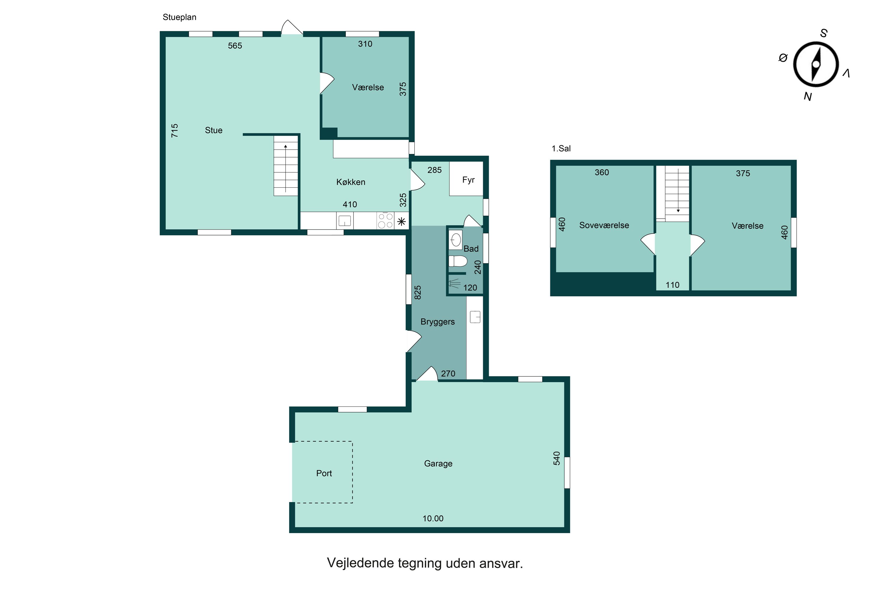 Plantegninger billede af Horsensvej 11, Hornborg, 8762 Flemming