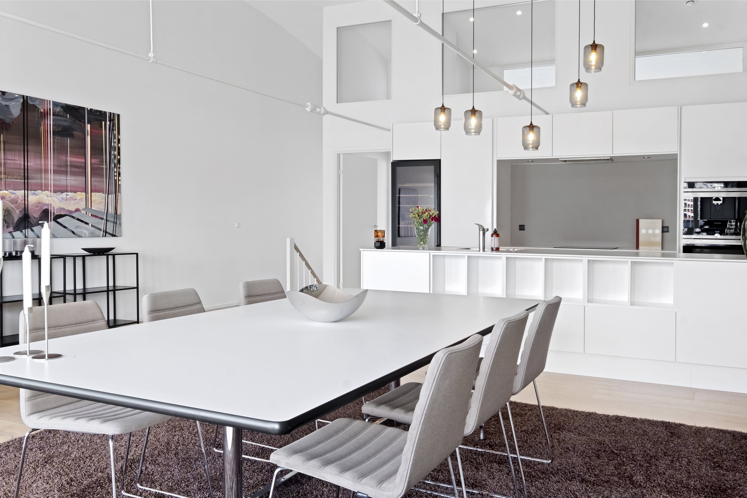 Fremhævet køkken-alrum billede i fuldskærmstilstand. Billede af Beddingen 11, 1. 11., 9000 Aalborg