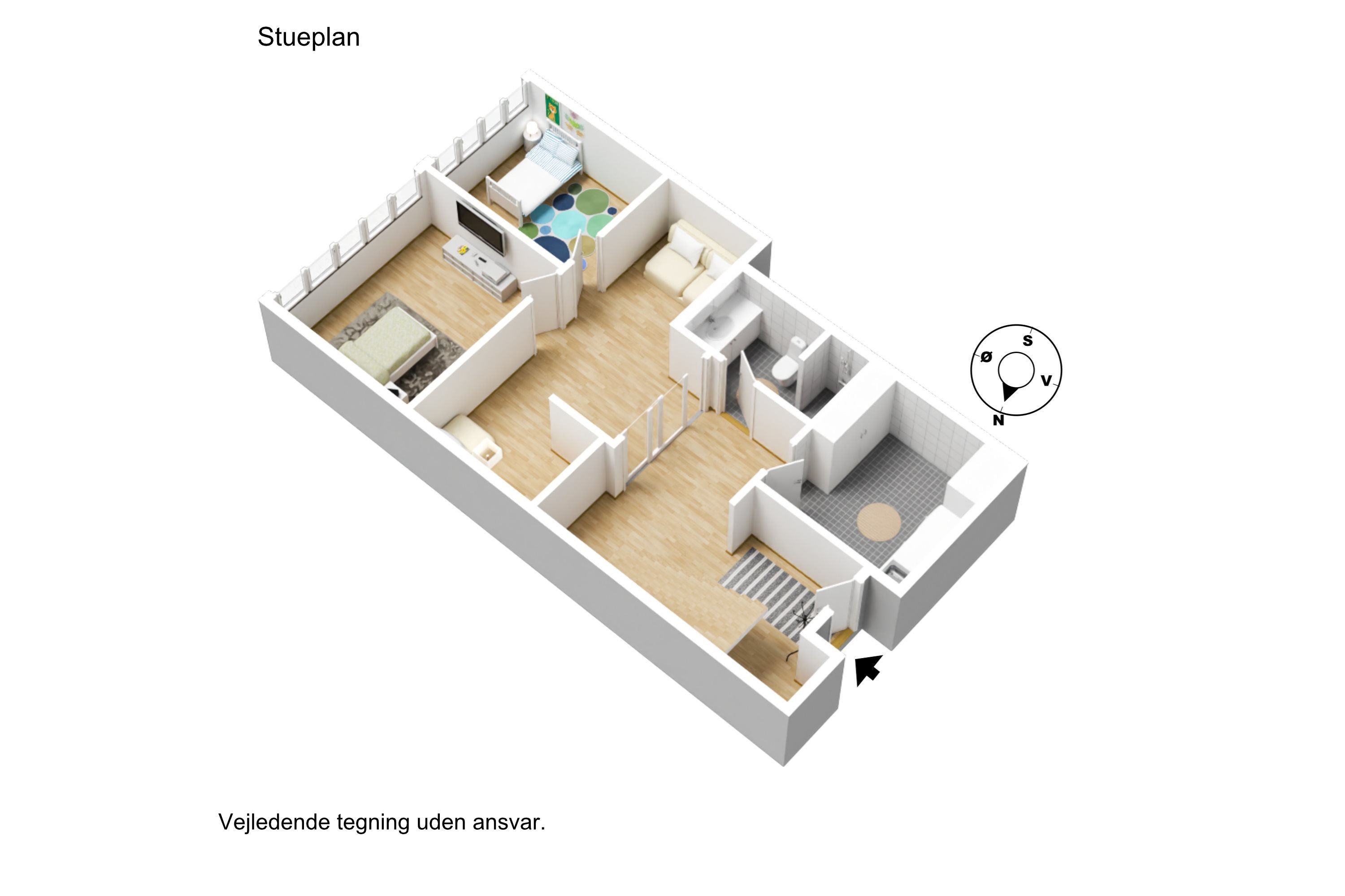 Plantegninger billede af Beddingen 11, 1. 11., 9000 Aalborg