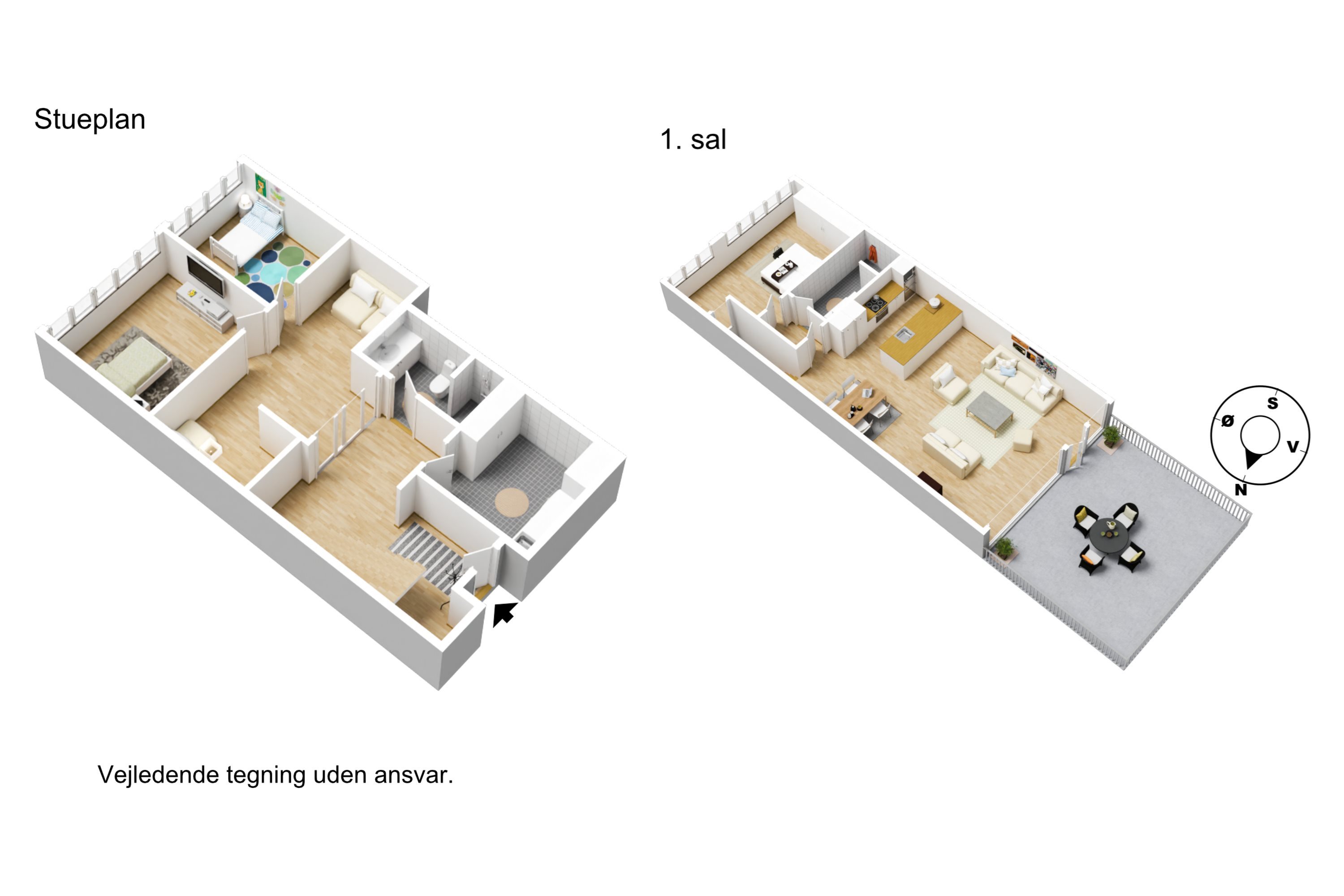 Plantegninger billede af Beddingen 11, 1. 11., 9000 Aalborg
