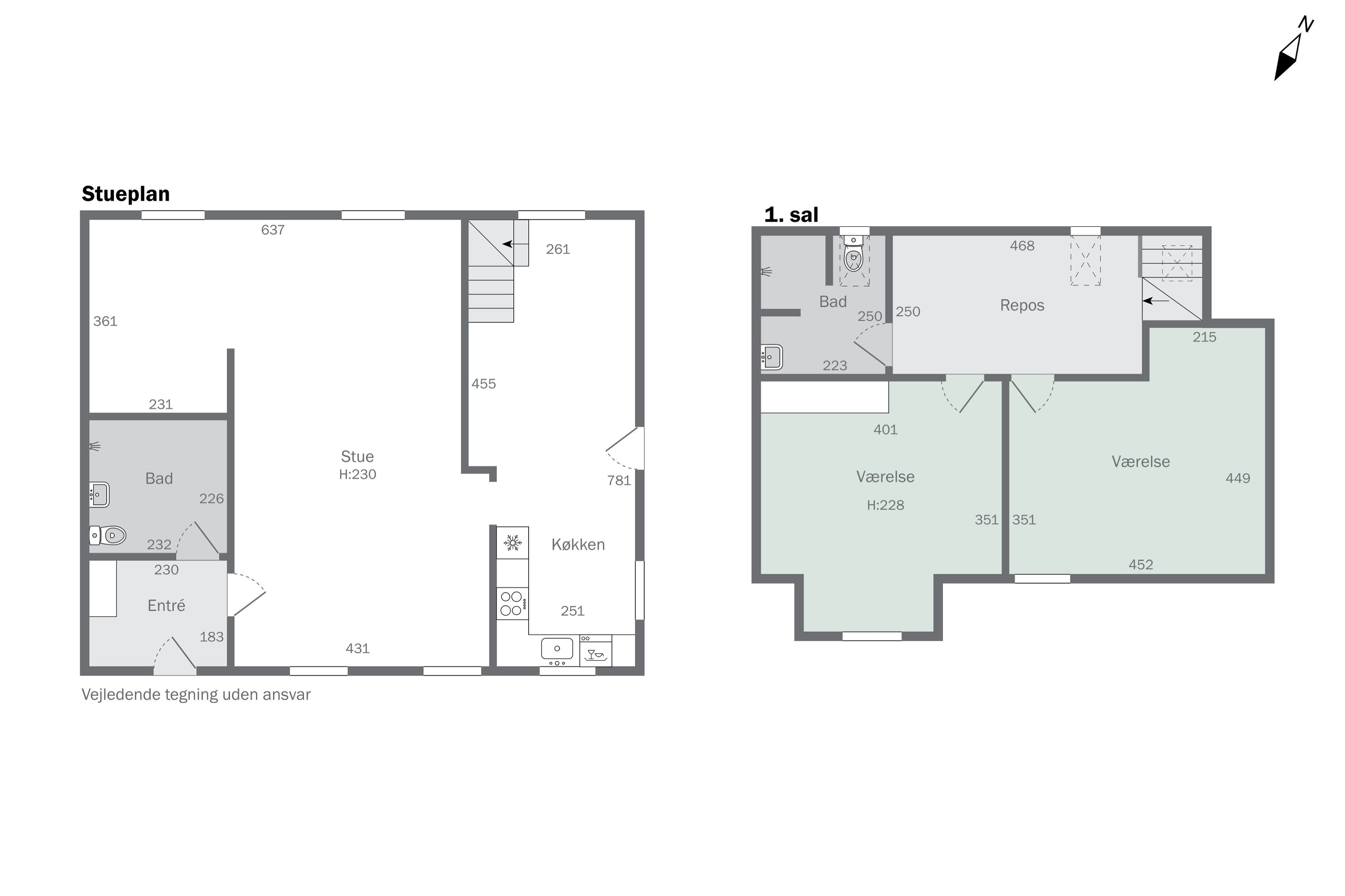 Plantegninger billede af Hestemøllestræde 5D, 4200 Slagelse