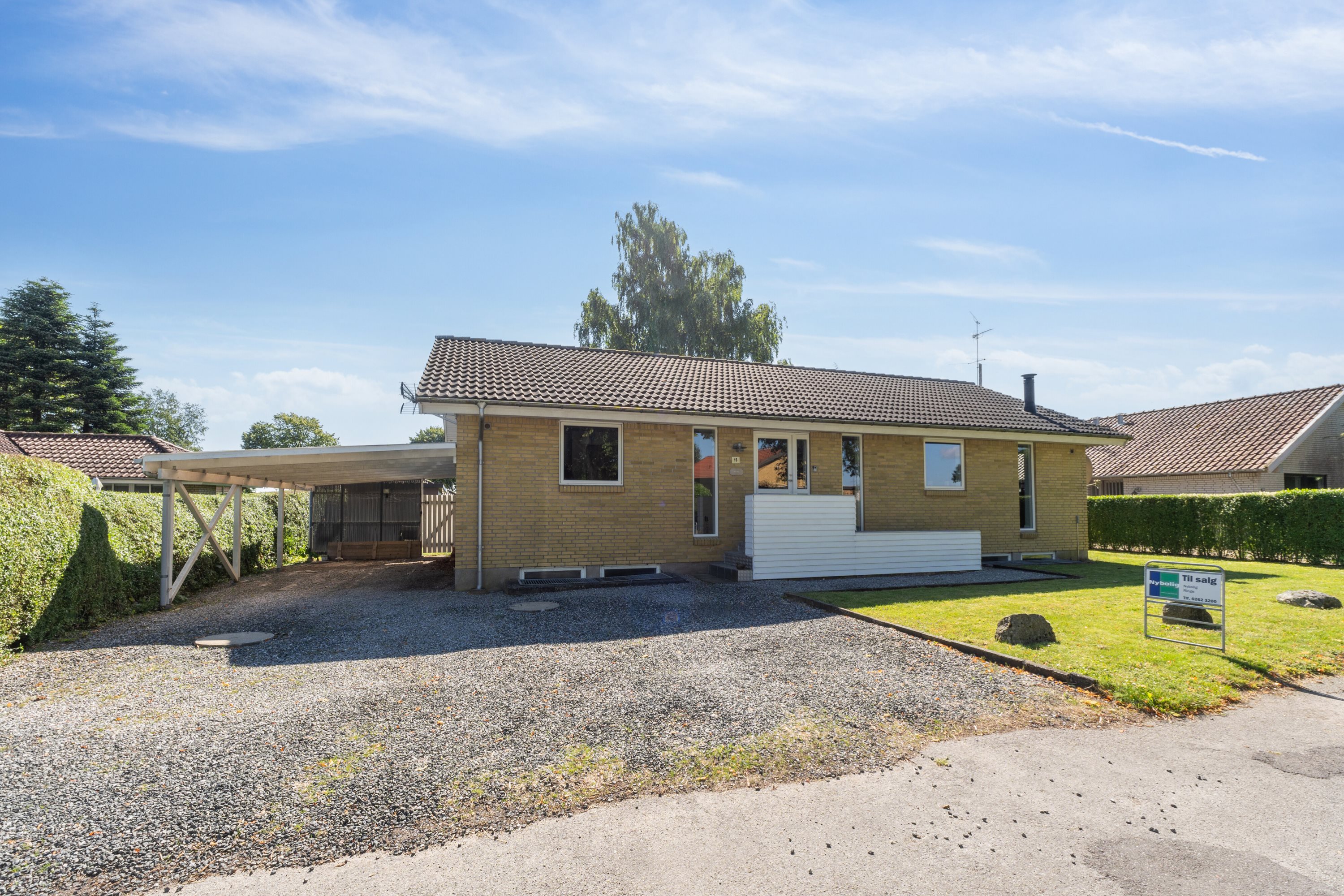 Fremhævet udendørs billede i fuldskærmstilstand. Billede af Kirketoften 15, Søllinge, 5750 Ringe