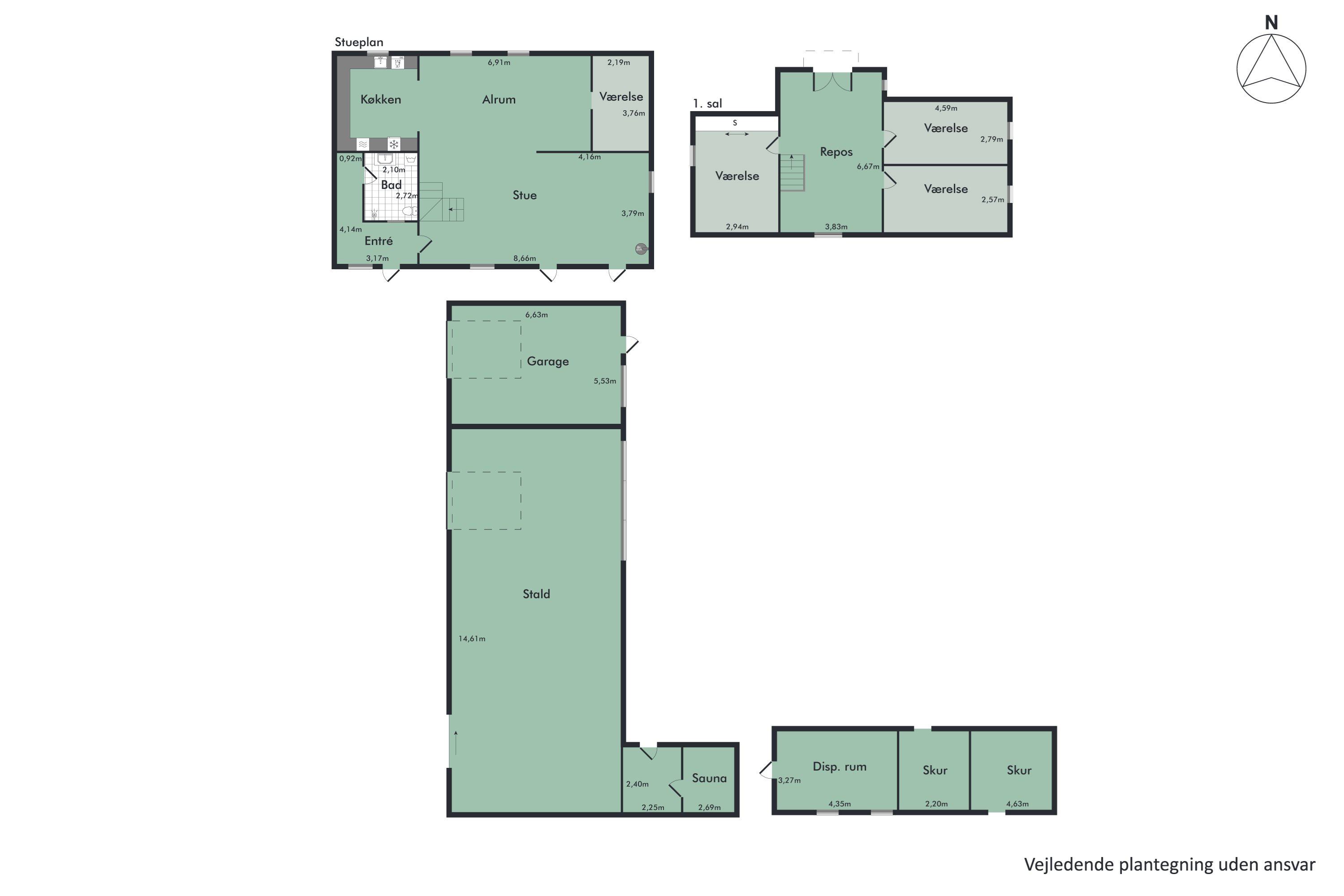 Plantegninger billede af Bygaden 5, Kastbjerg, 8970 Havndal