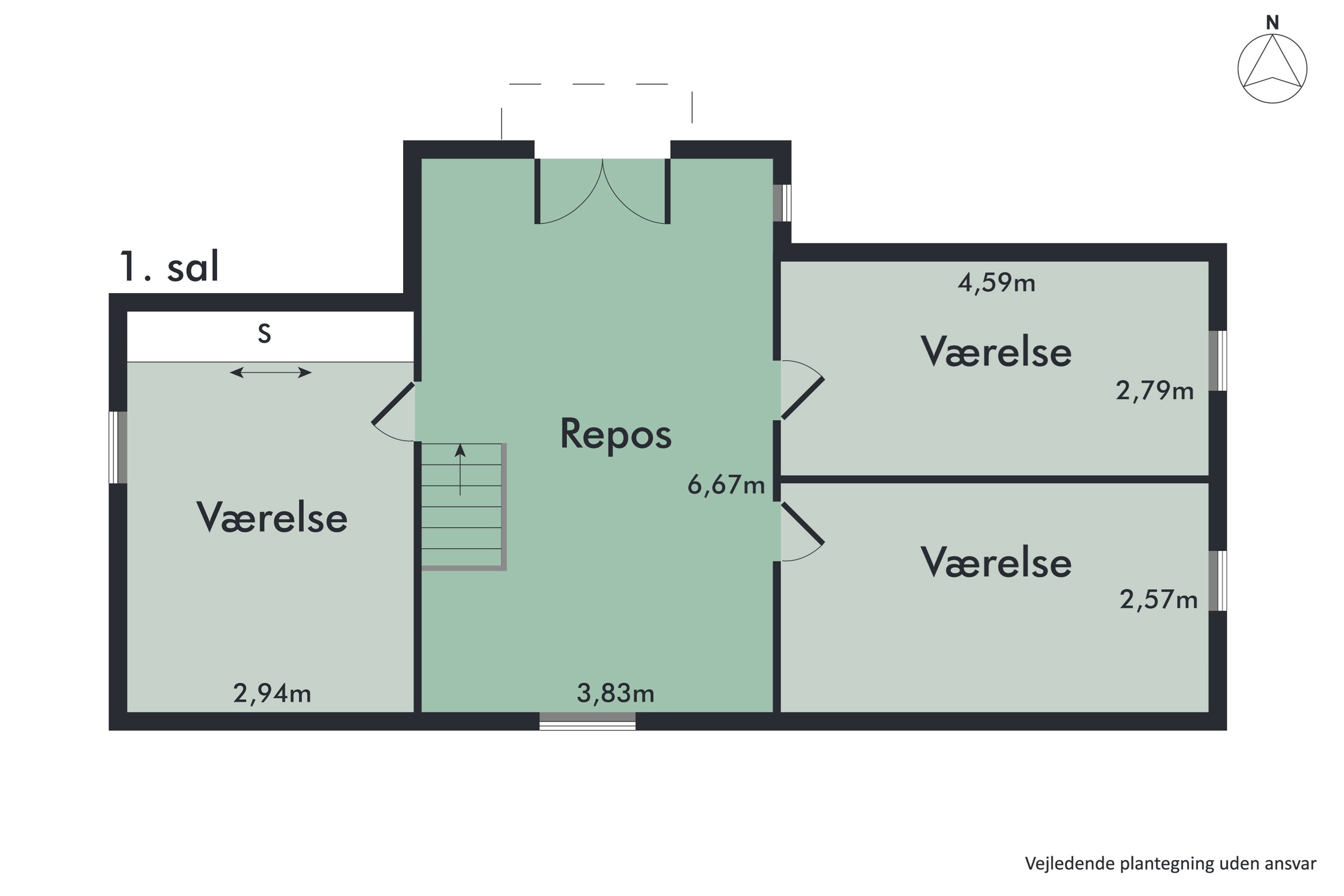 Plantegninger billede af Bygaden 5, Kastbjerg, 8970 Havndal