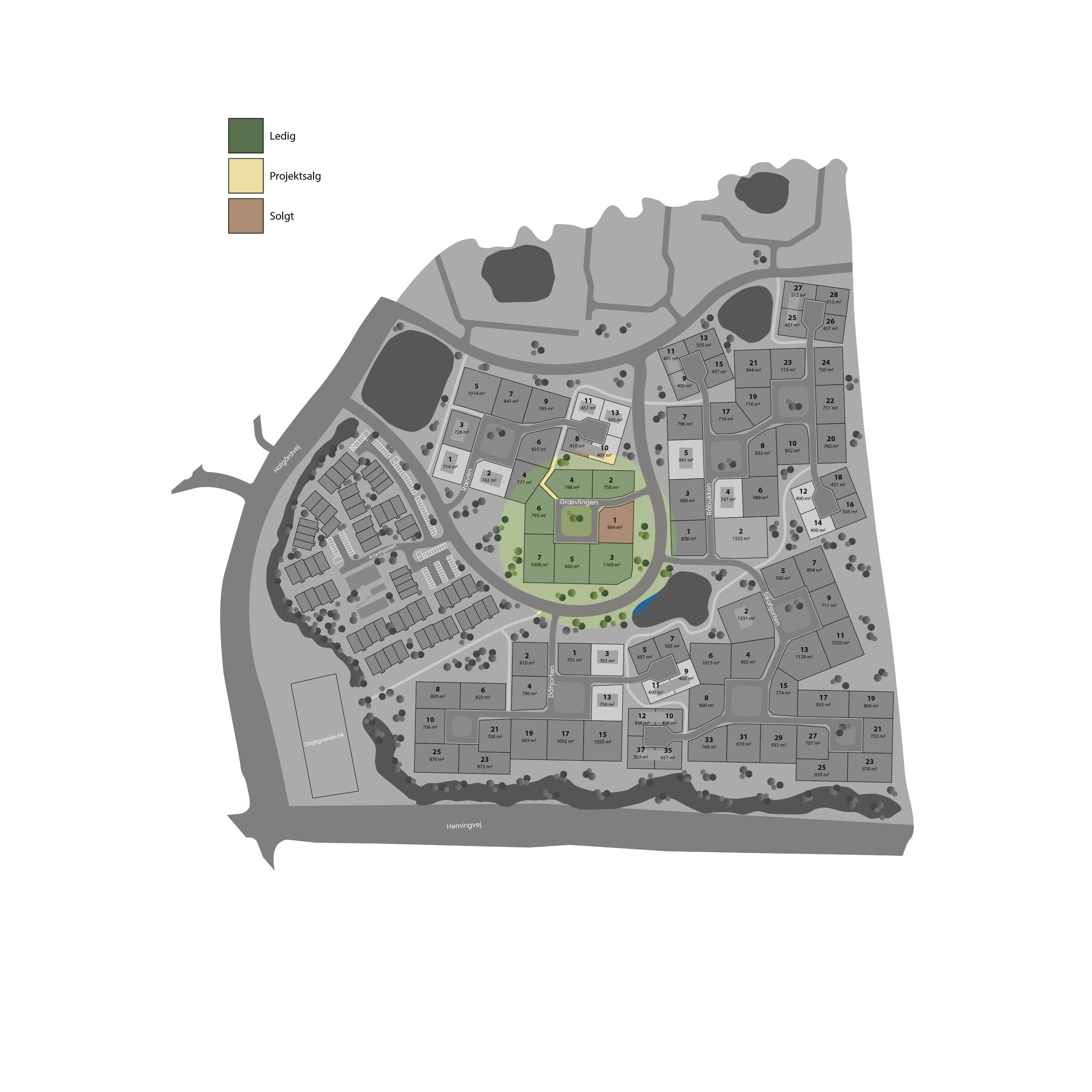 Fremhævet  billede i fuldskærmstilstand. Billede af Grævlingen 4, Halgårde, 7500 Holstebro