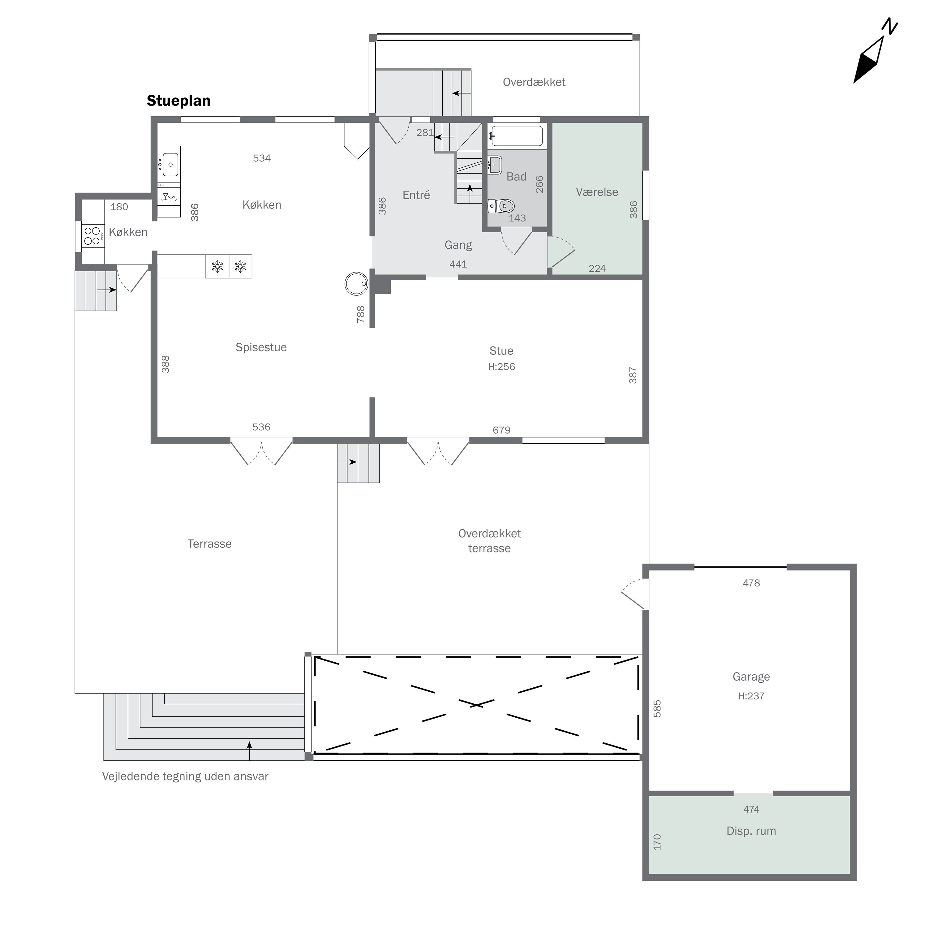 Plantegninger billede af Møllebakken 59, 4581 Rørvig