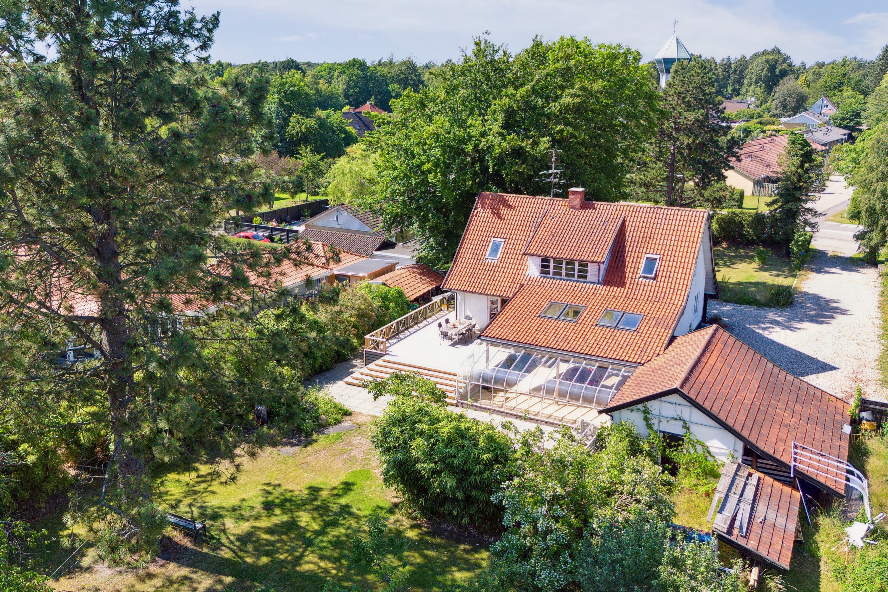 Miniaturebillede 2: set fra haven. Billede af Møllebakken 59, 4581 Rørvig