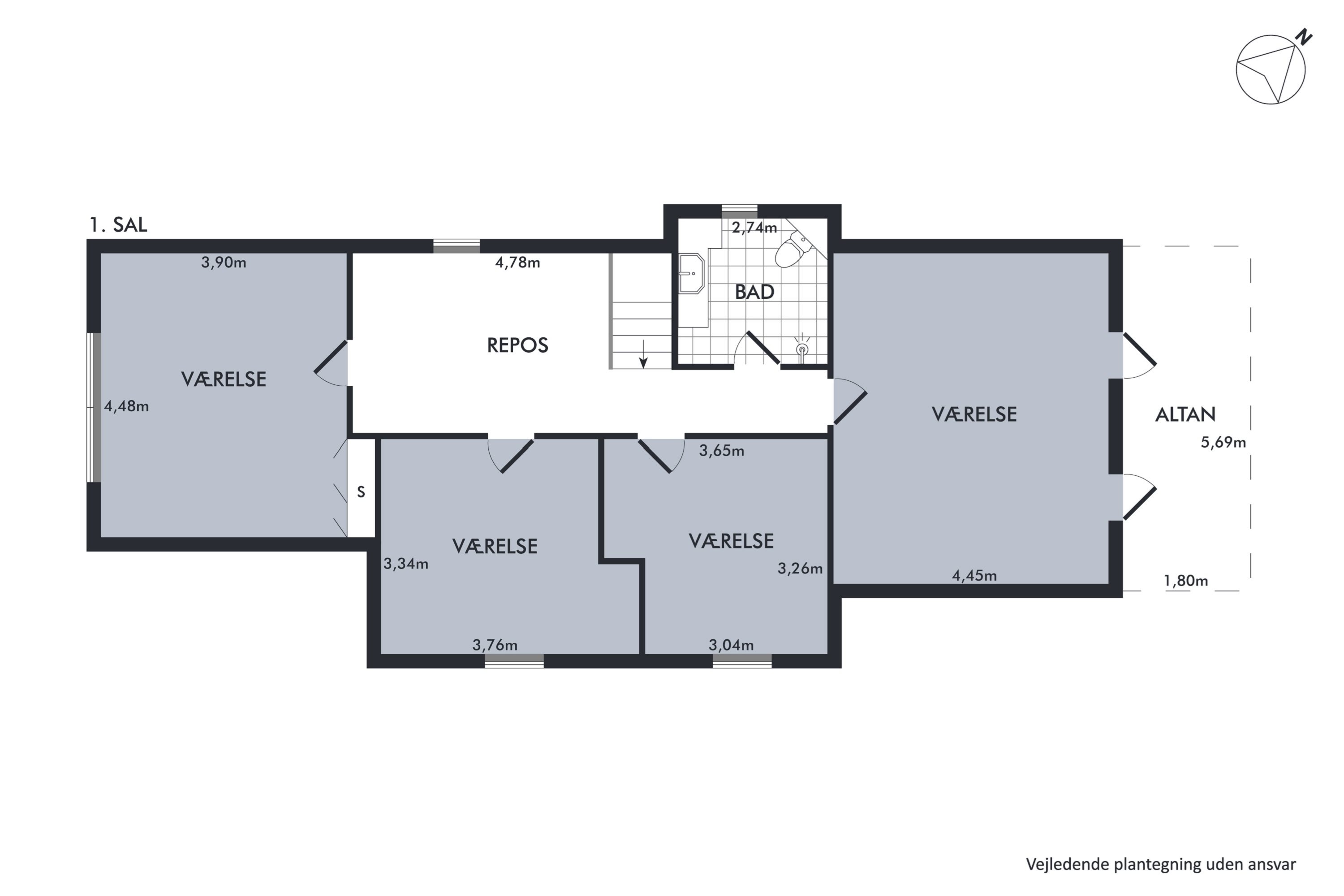 Plantegninger billede af Løkkensvej 837, Vittrup, 9480 Løkken