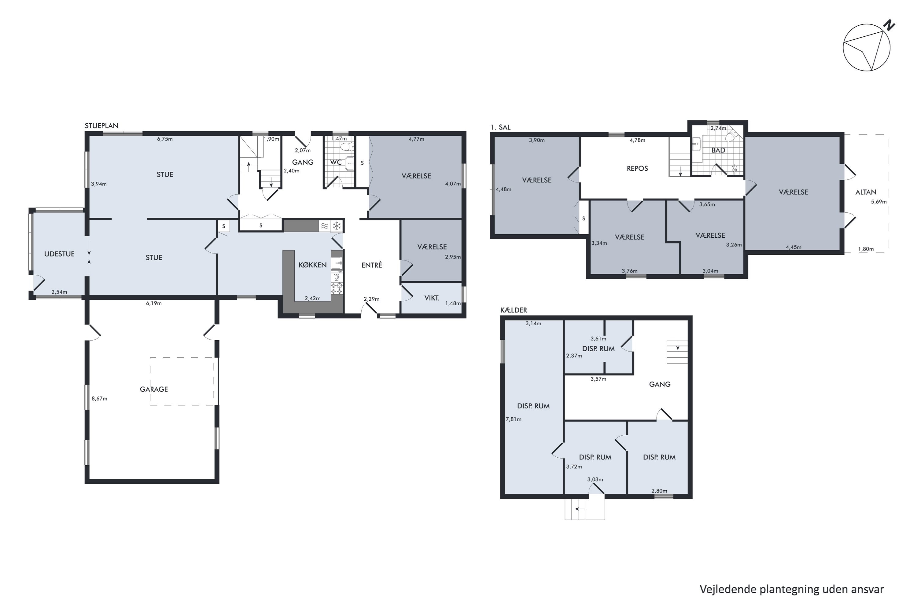 Plantegninger billede af Løkkensvej 837, Vittrup, 9480 Løkken