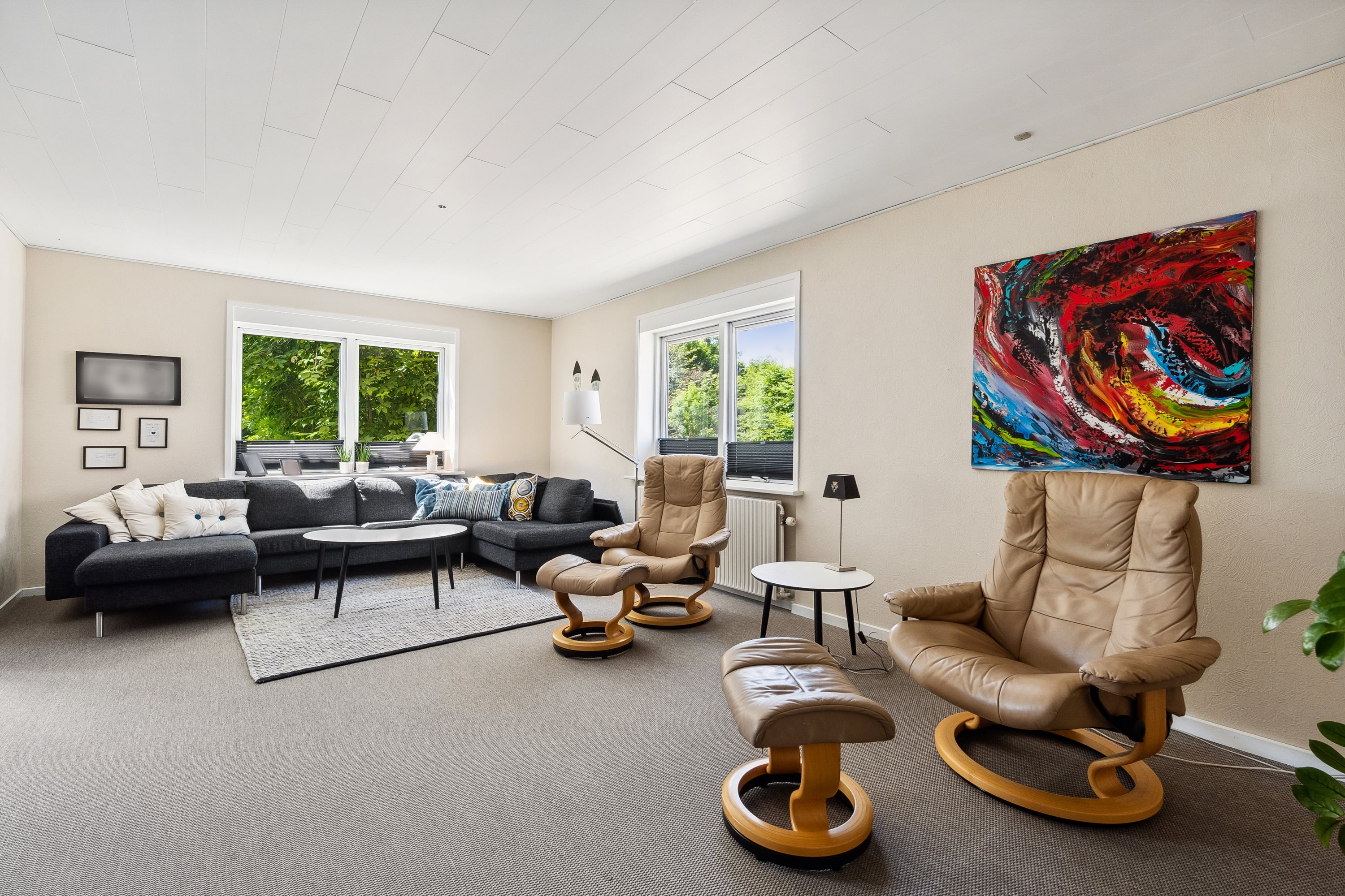 Fremhævet stue billede i fuldskærmstilstand. Billede af Løkkensvej 837, Vittrup, 9480 Løkken