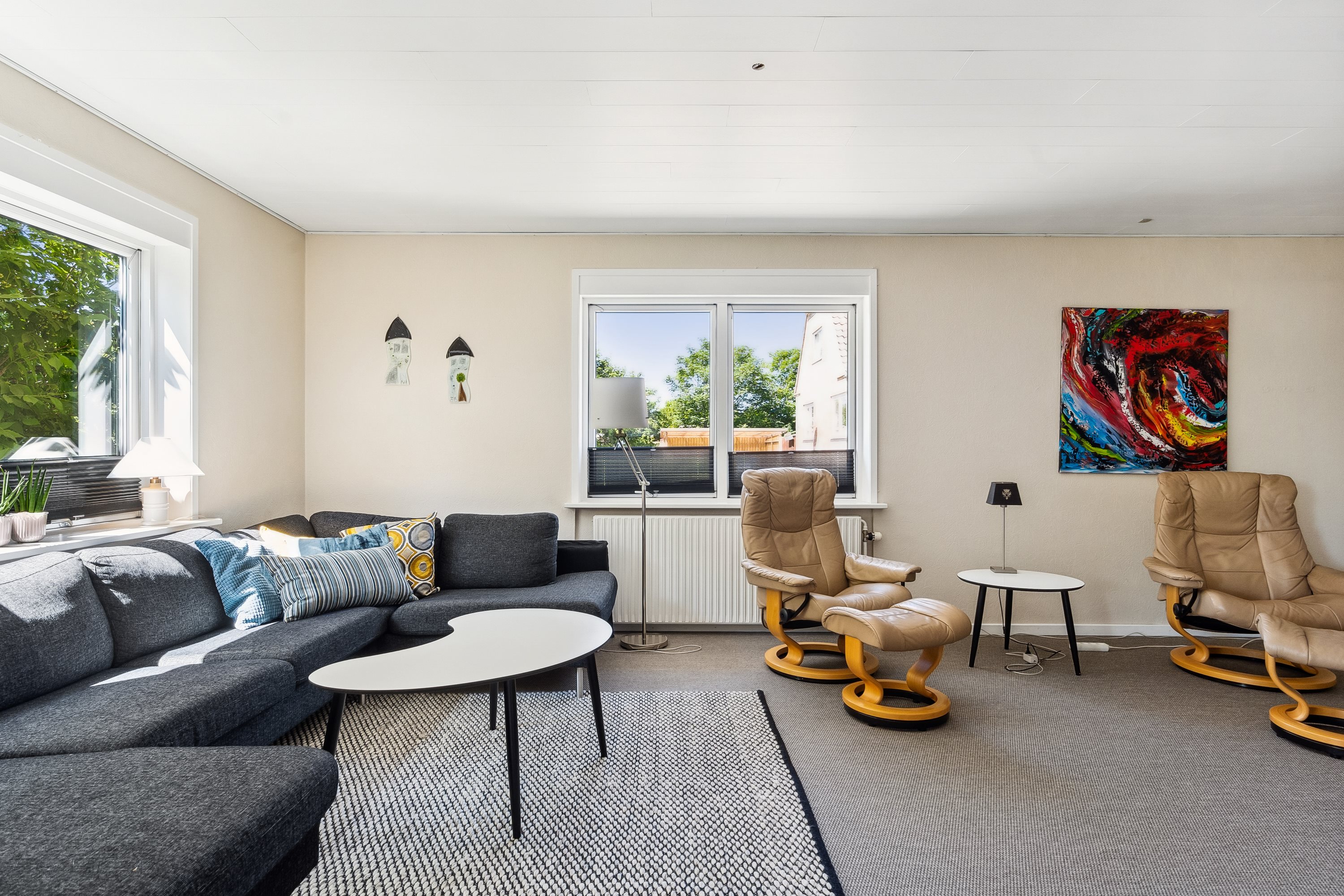 Fremhævet stue billede i fuldskærmstilstand. Billede af Løkkensvej 837, Vittrup, 9480 Løkken