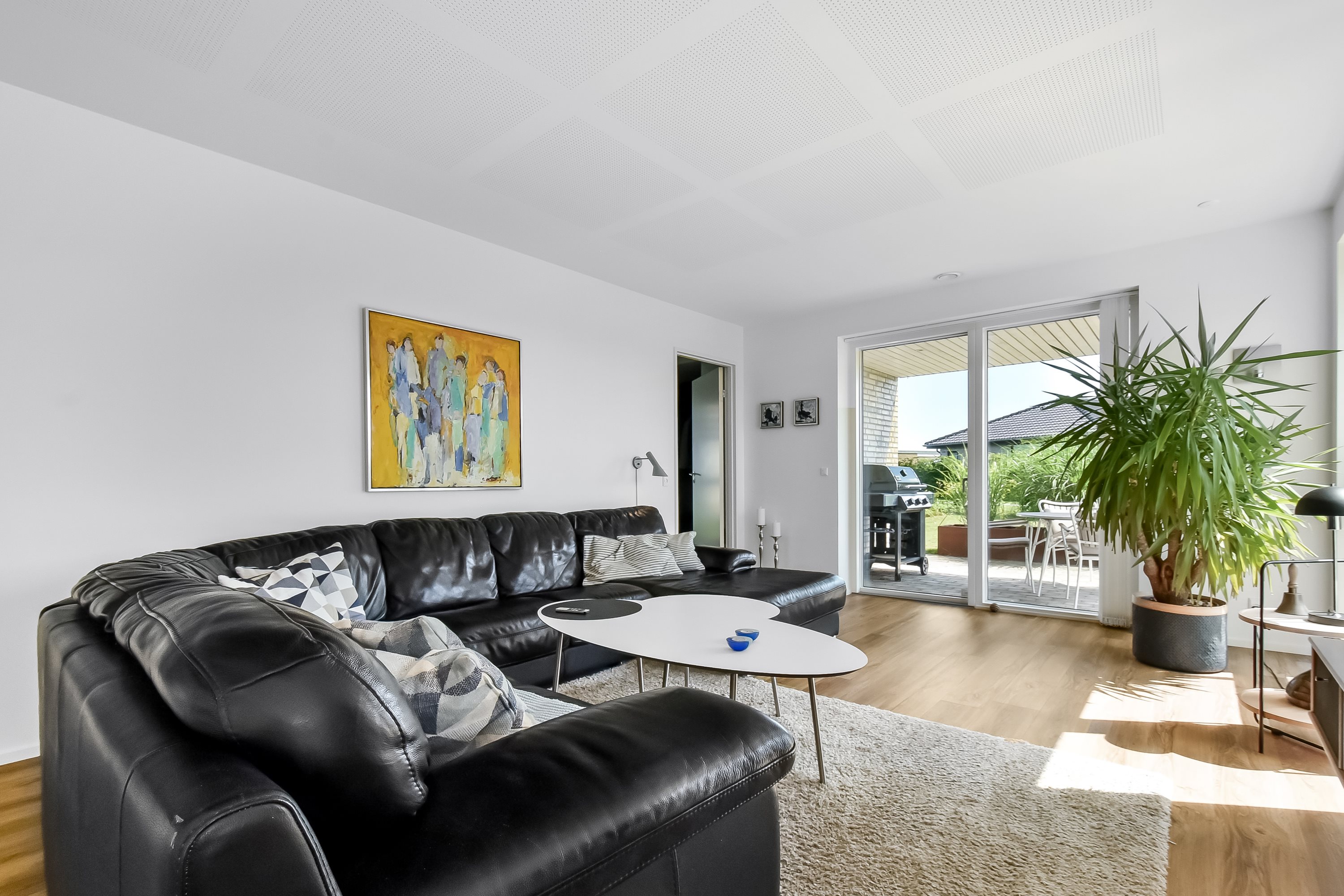 Fremhævet stue billede i fuldskærmstilstand. Billede af Ørskovbakken 31, Snejbjerg, 7400 Herning