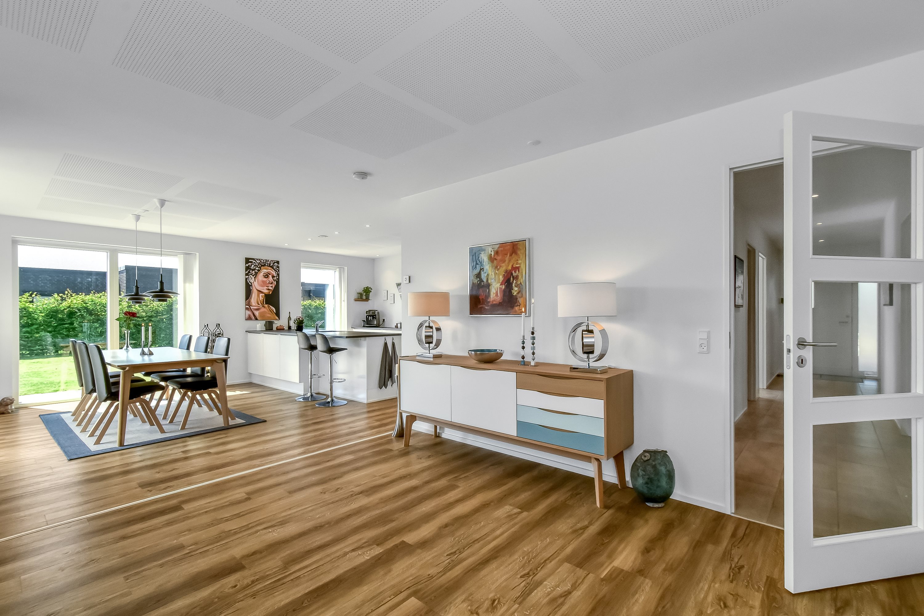 Fremhævet stue billede i fuldskærmstilstand. Billede af Ørskovbakken 31, Snejbjerg, 7400 Herning