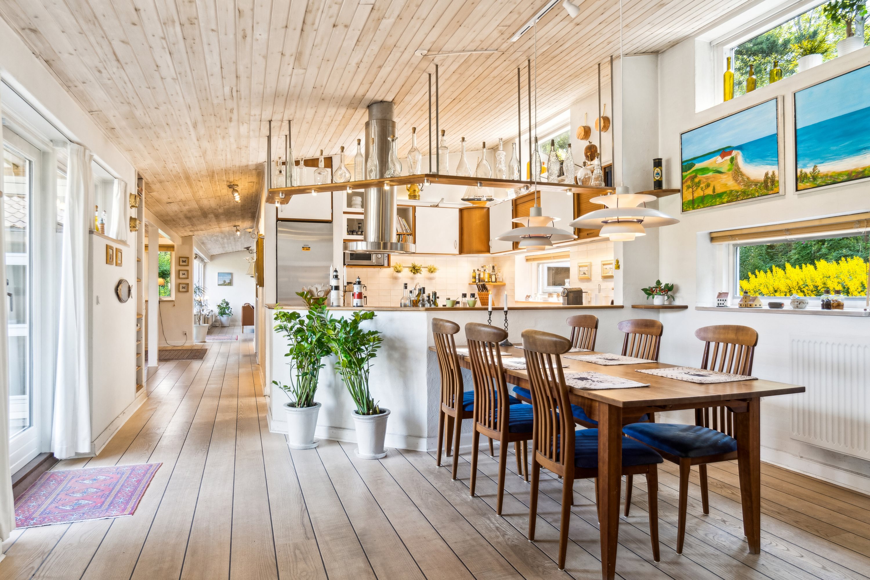 Fremhævet spisestue billede i fuldskærmstilstand. Billede af Teglparken 11, 4200 Slagelse