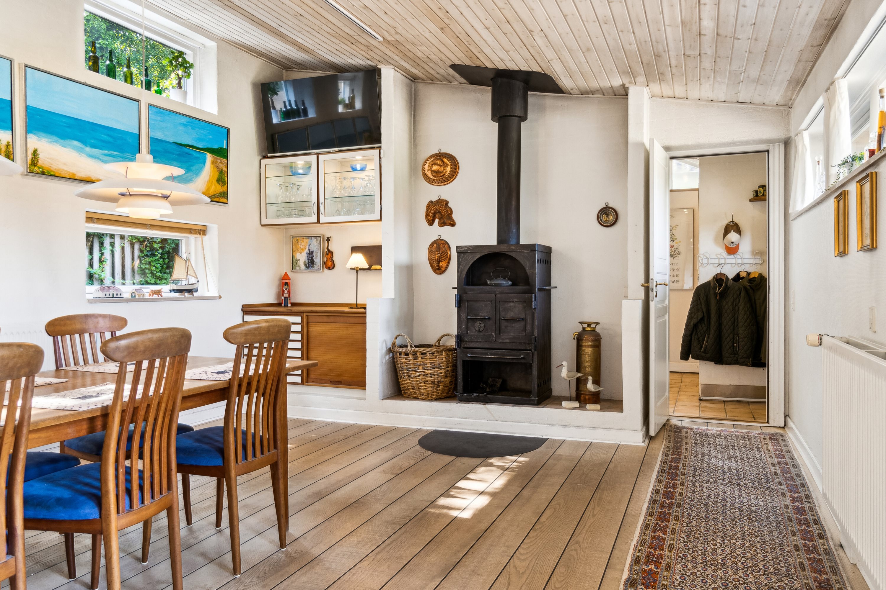 Fremhævet spisestue billede i fuldskærmstilstand. Billede af Teglparken 11, 4200 Slagelse