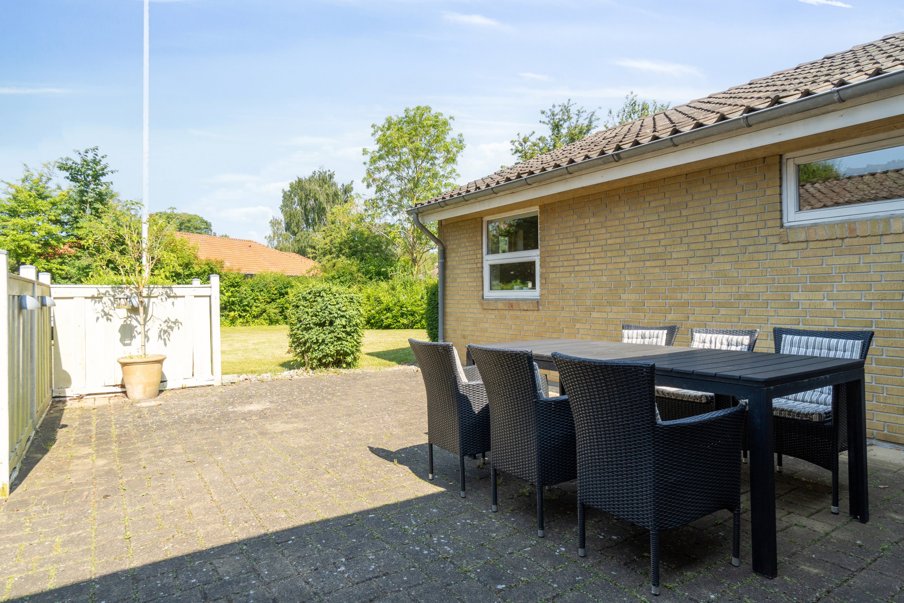 Fremhævet terrasse billede i fuldskærmstilstand. Billede af Teglparken 11, 4200 Slagelse