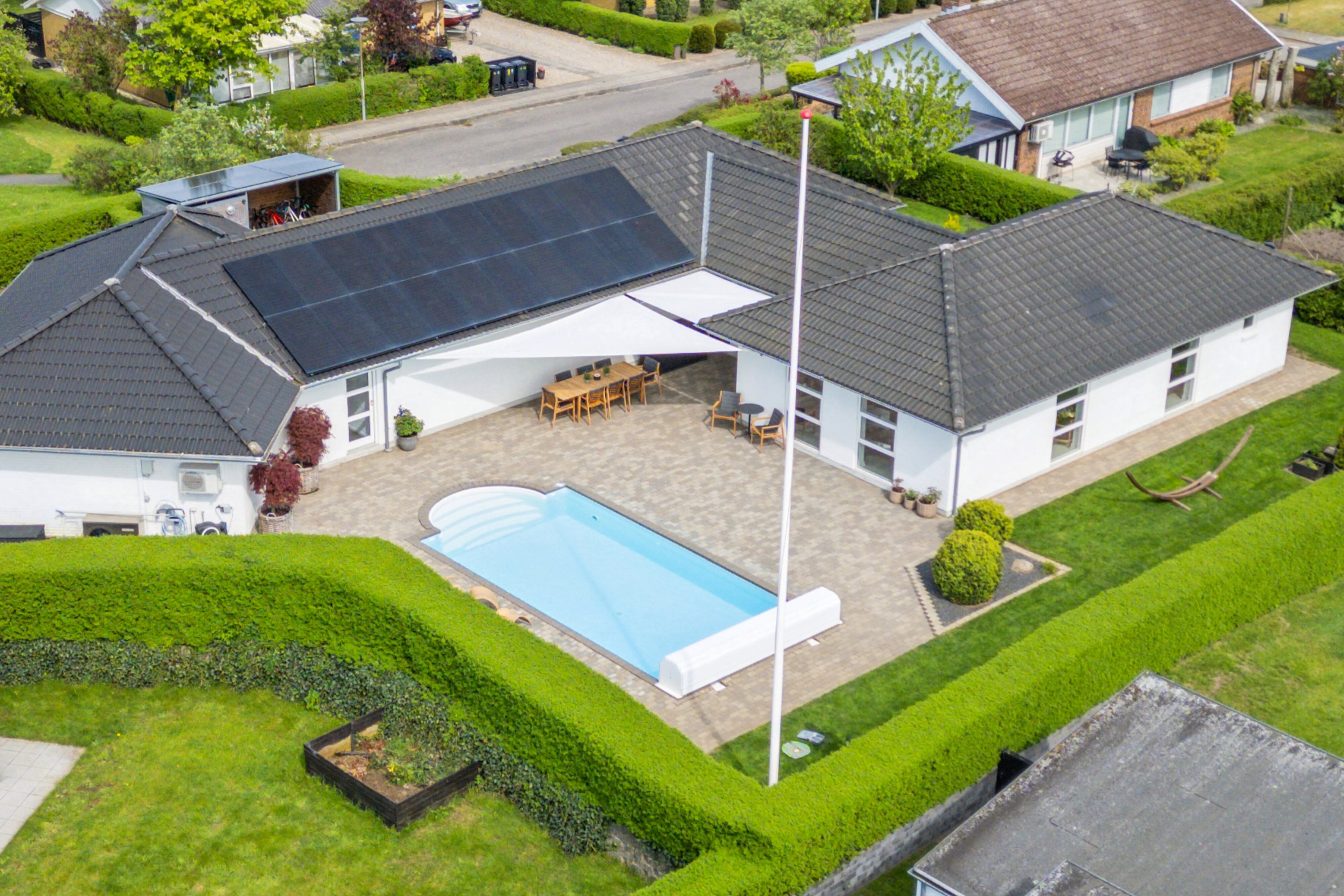 Miniaturebillede 2: luftfoto. Billede af Brunbjergparken 89, Løjt Kirkeby, 6200 Aabenraa