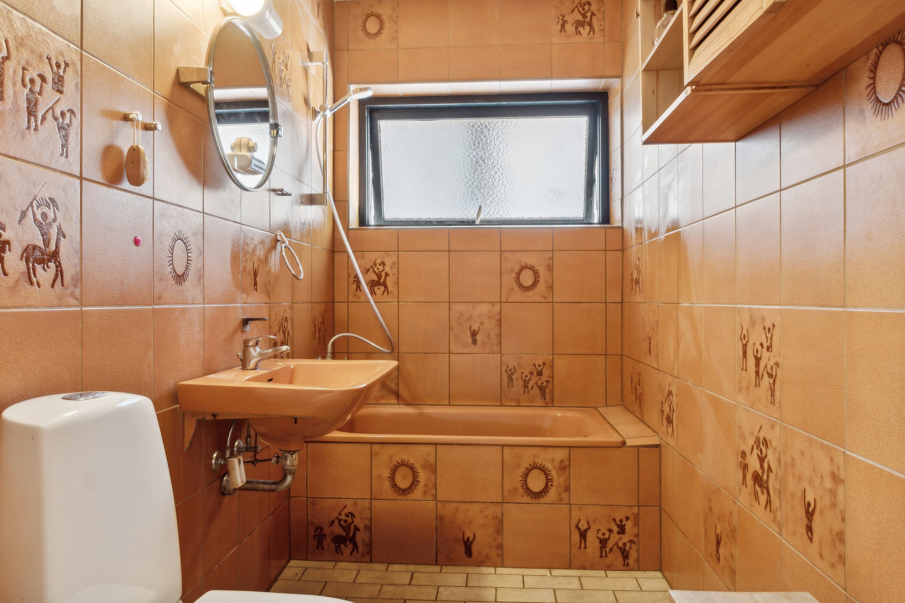 Fremhævet badeværelse billede i fuldskærmstilstand. Billede af Møllebakken 59, 4581 Rørvig