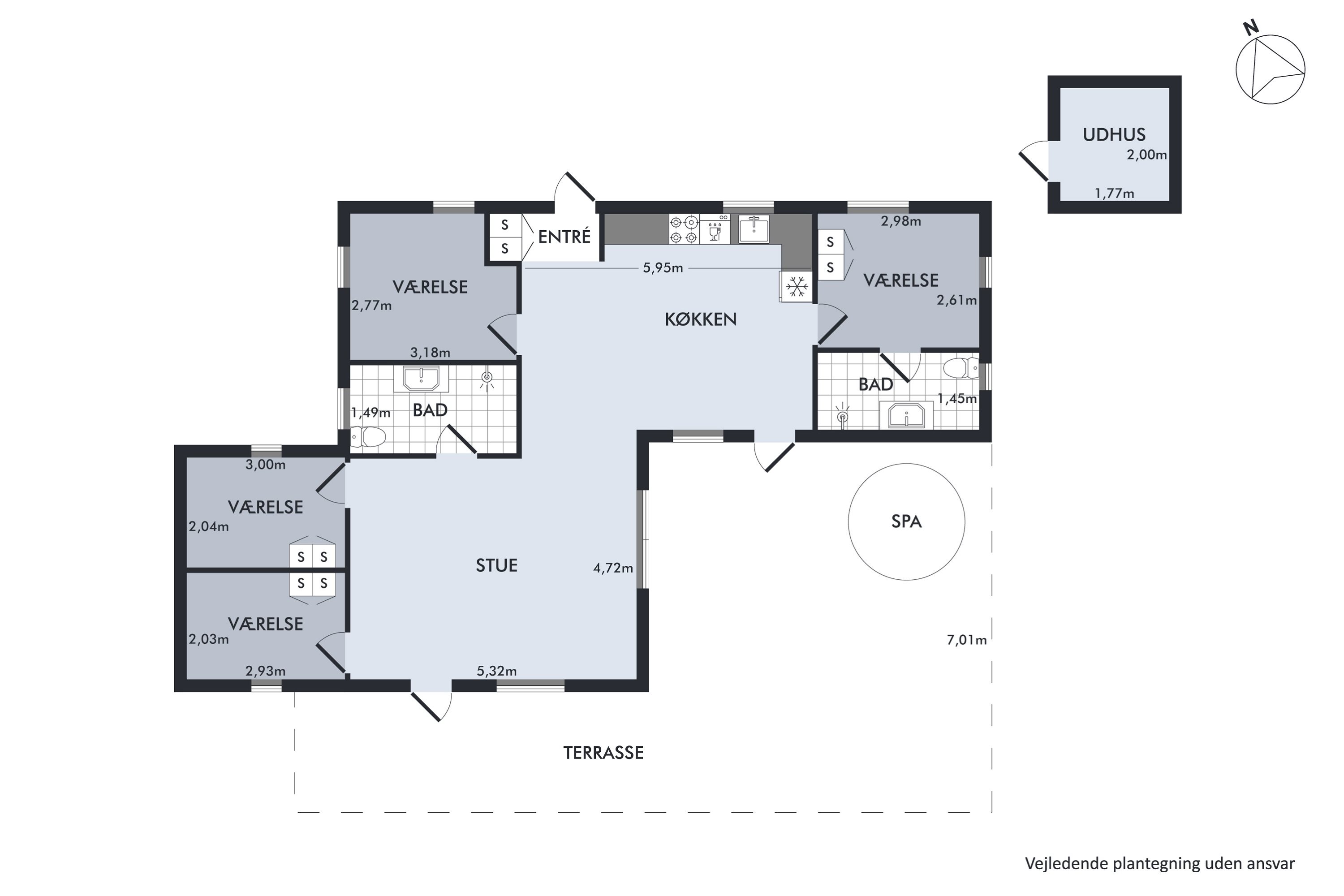 Plantegninger billede af Glentebakken 11, Hjarbæk, 8831 Løgstrup