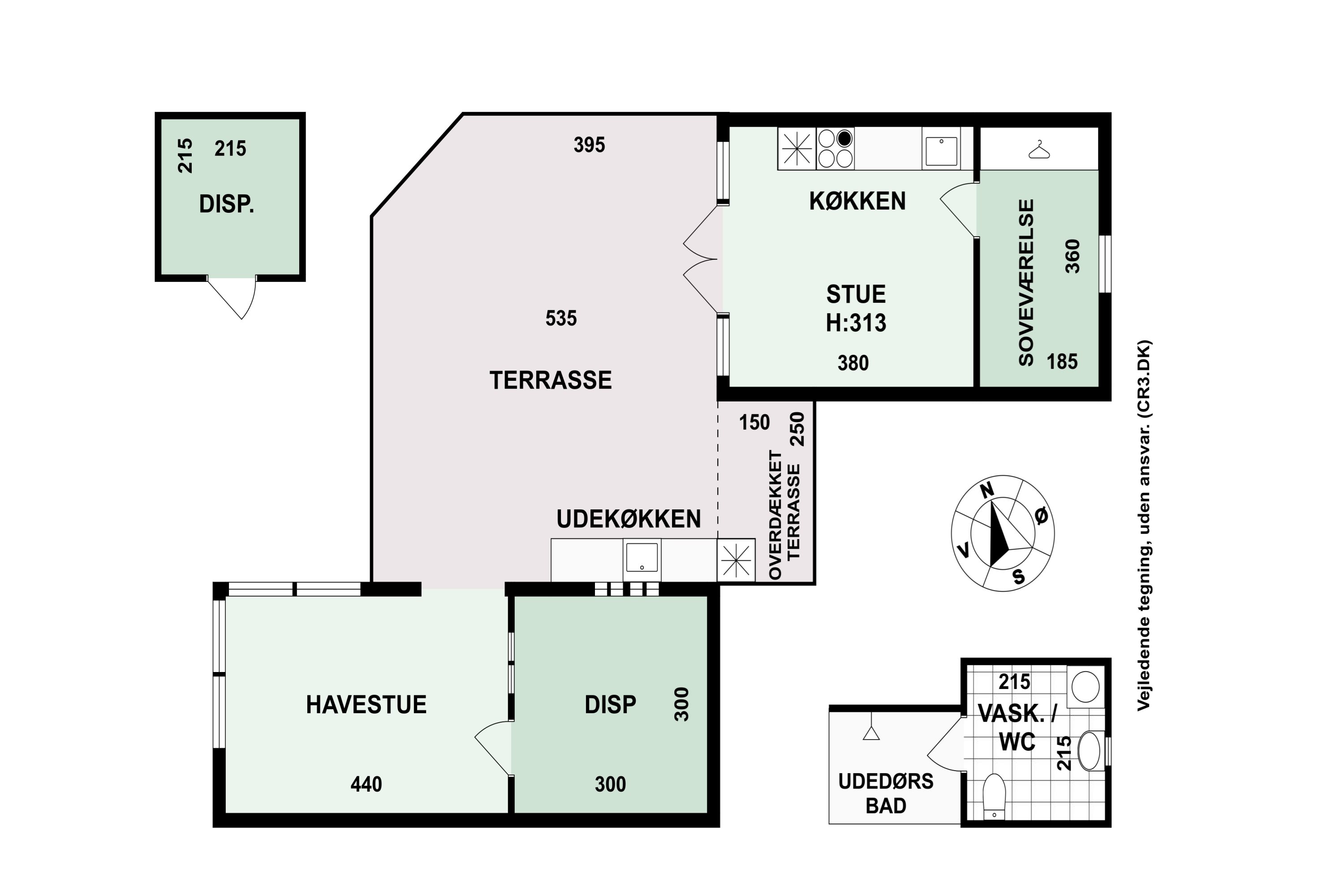 Plantegninger billede af Ræveskiftet 15, 3100 Hornbæk