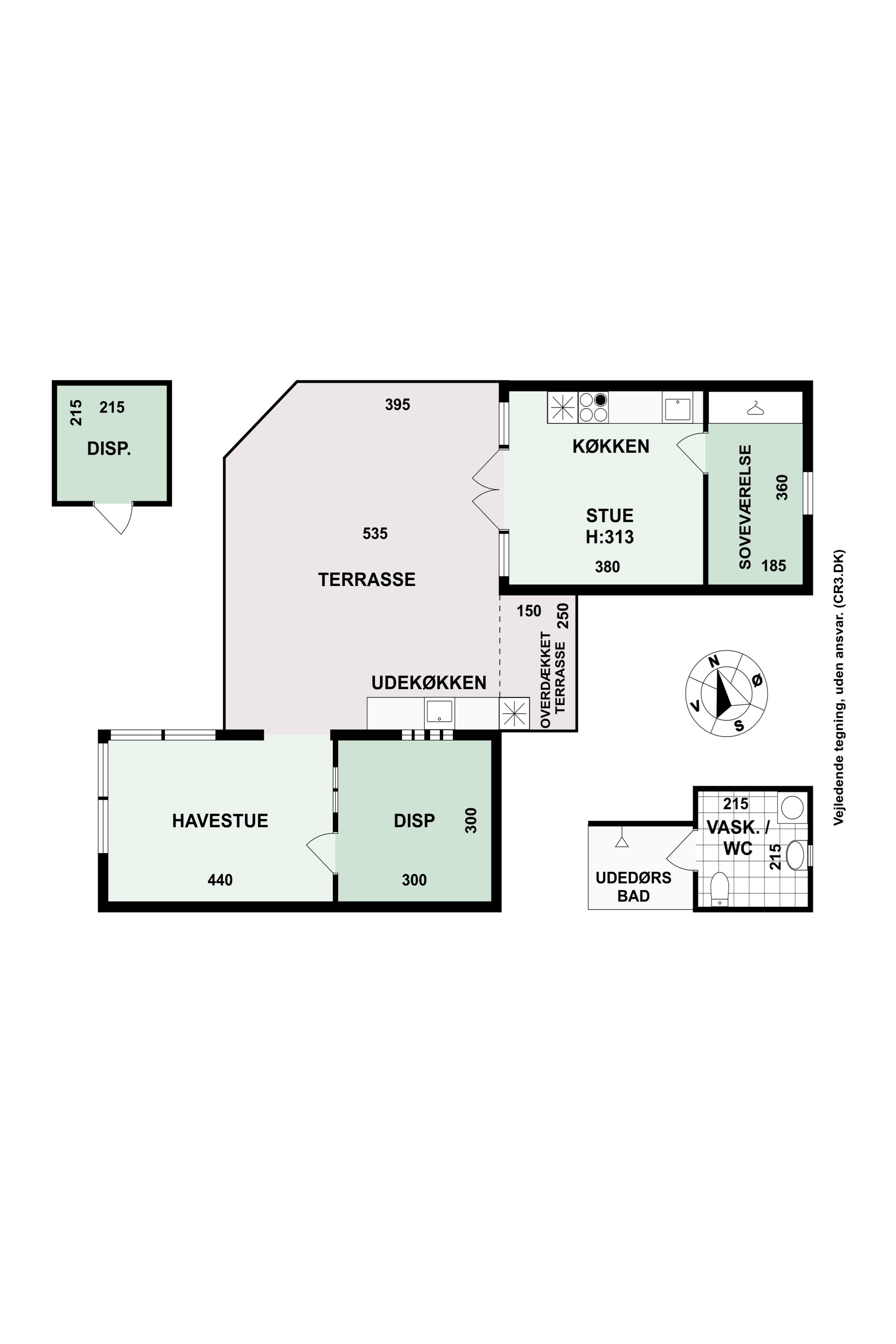 Plantegninger billede af Ræveskiftet 15, 3100 Hornbæk