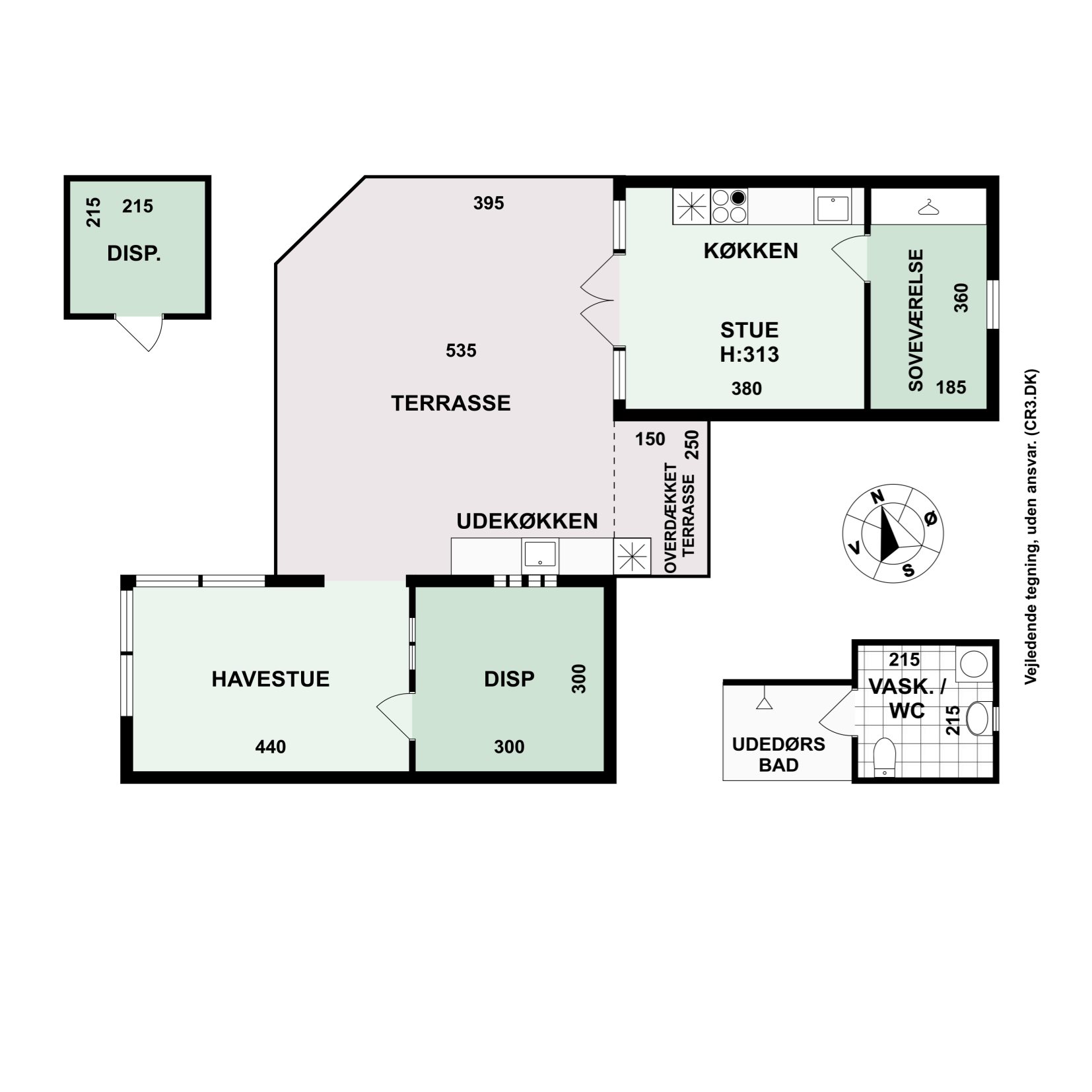 Plantegninger billede af Ræveskiftet 15, 3100 Hornbæk