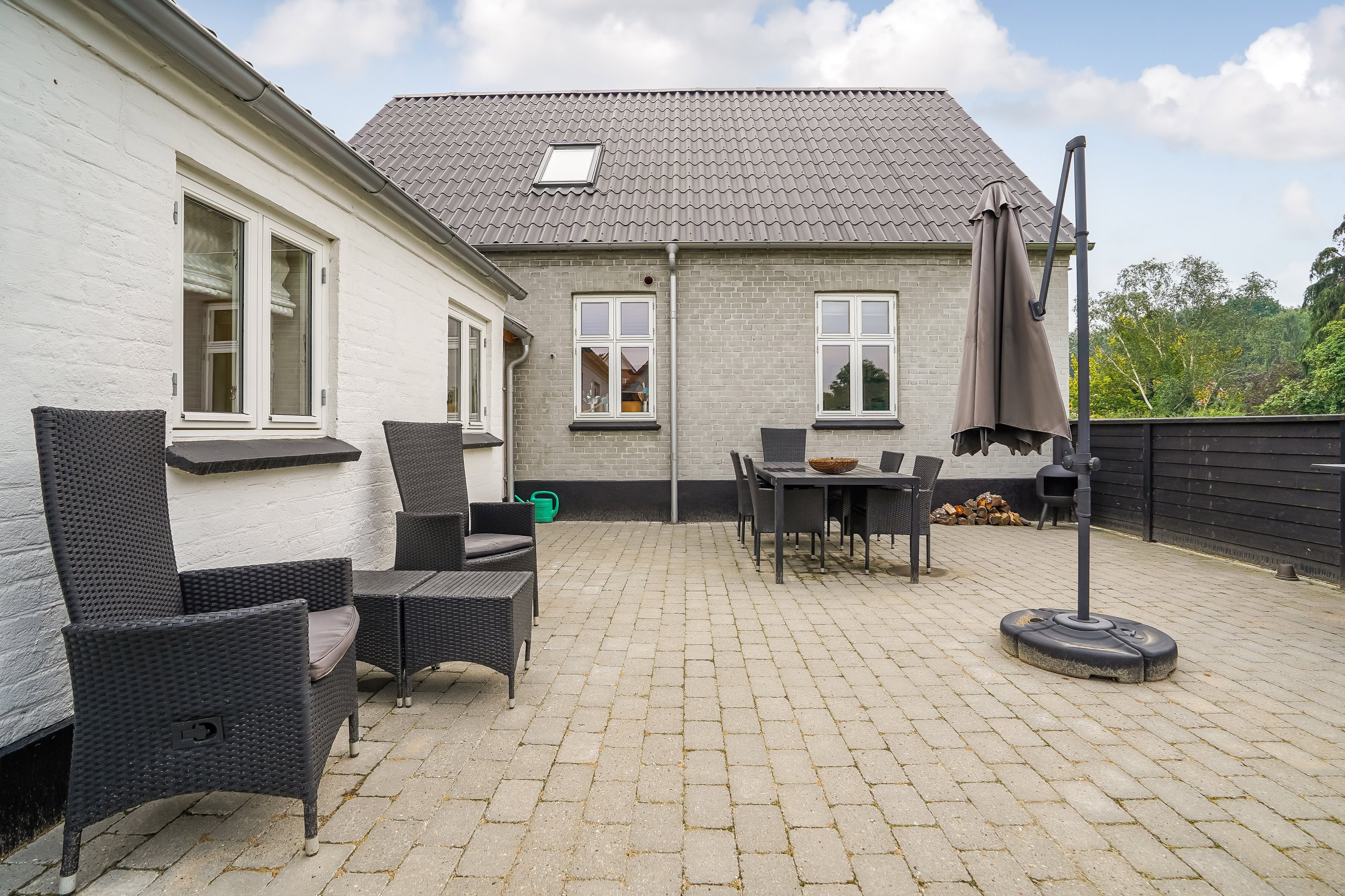 Fremhævet terrasse billede i fuldskærmstilstand. Billede af Bogensevej 76, Holse St, 5464 Brenderup Fyn