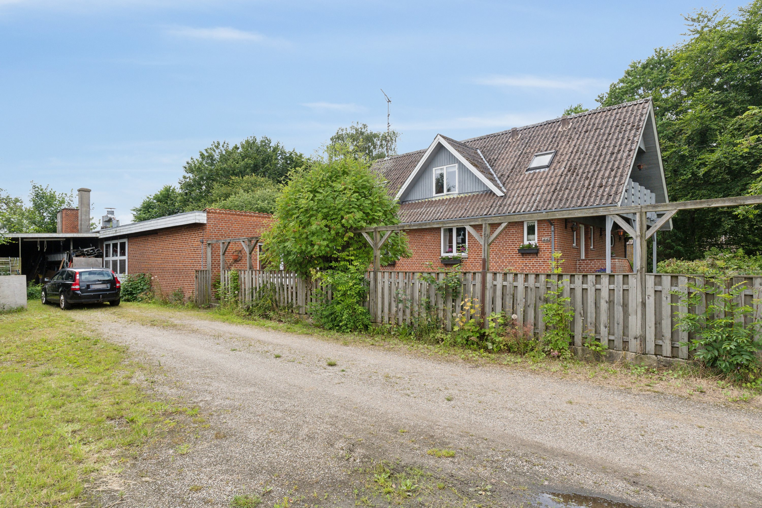 Fremhævet set fra vejen billede i fuldskærmstilstand. Billede af Mannerupvej 44, Mannerup, 4320 Lejre