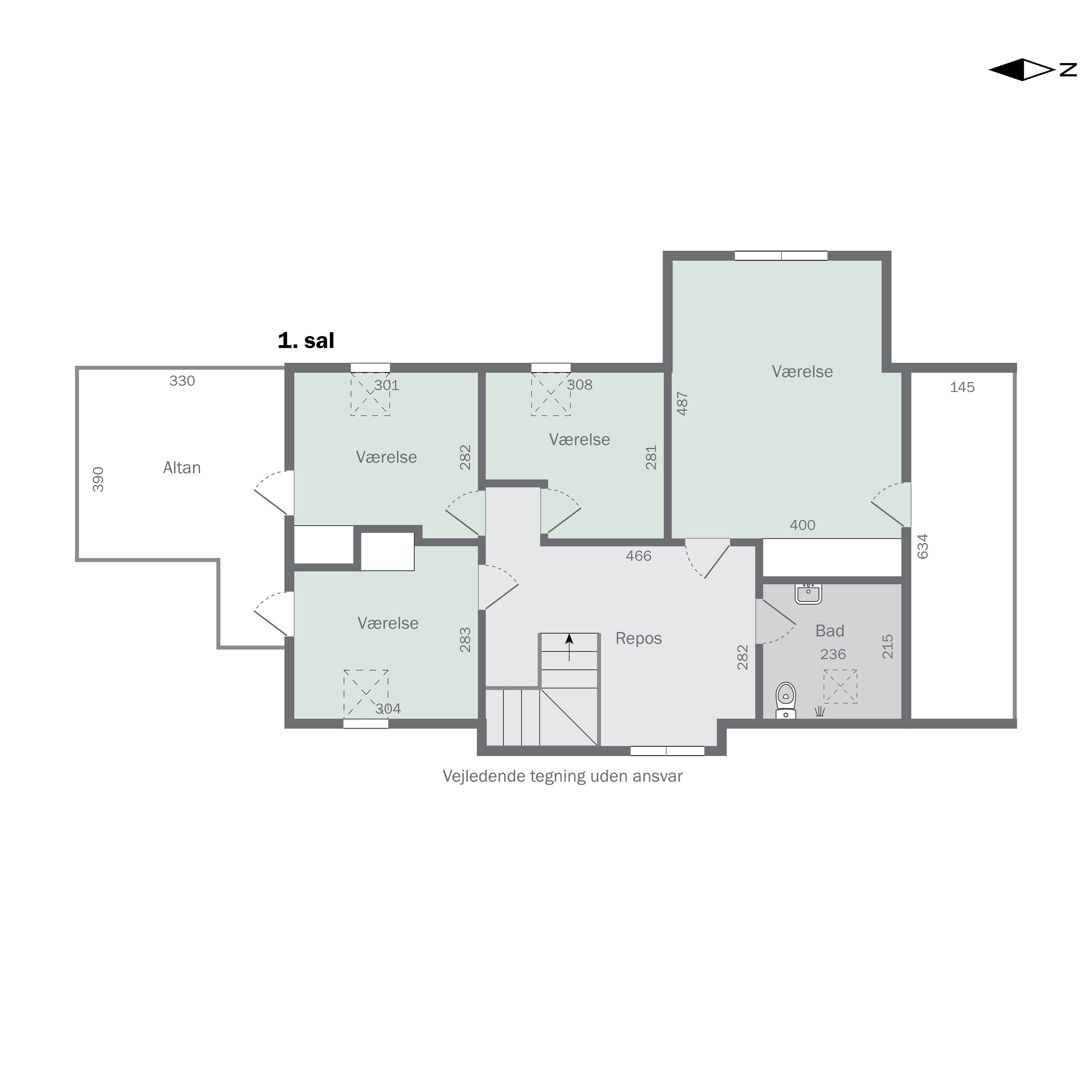 Plantegninger billede af Mannerupvej 44, Mannerup, 4320 Lejre