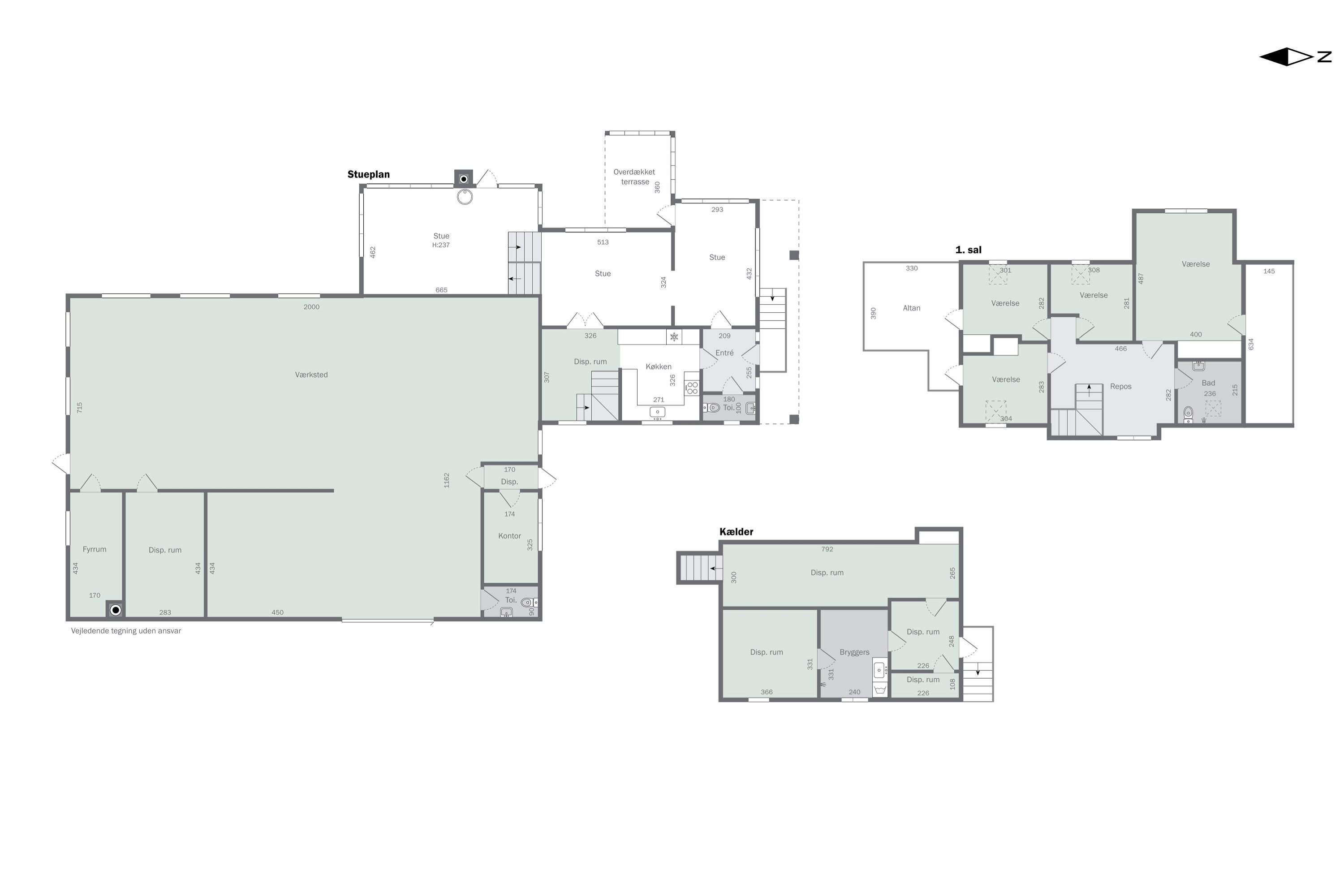 Plantegninger billede af Mannerupvej 44, Mannerup, 4320 Lejre