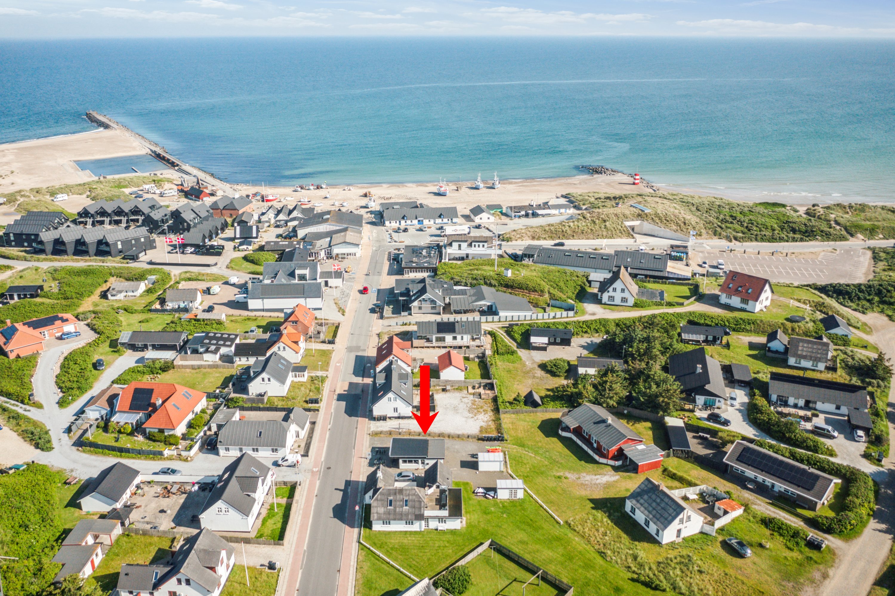 Miniaturebillede 2: luftfoto. Billede af Vesterhavsgade 148, Vorupør, 7700 Thisted