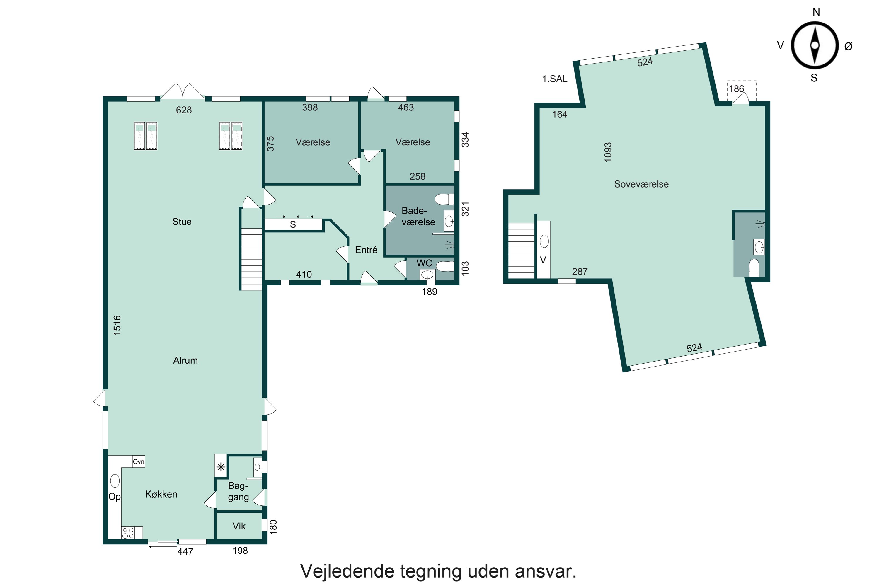 Plantegninger billede af Boller Slotsvej 28, 8700 Horsens