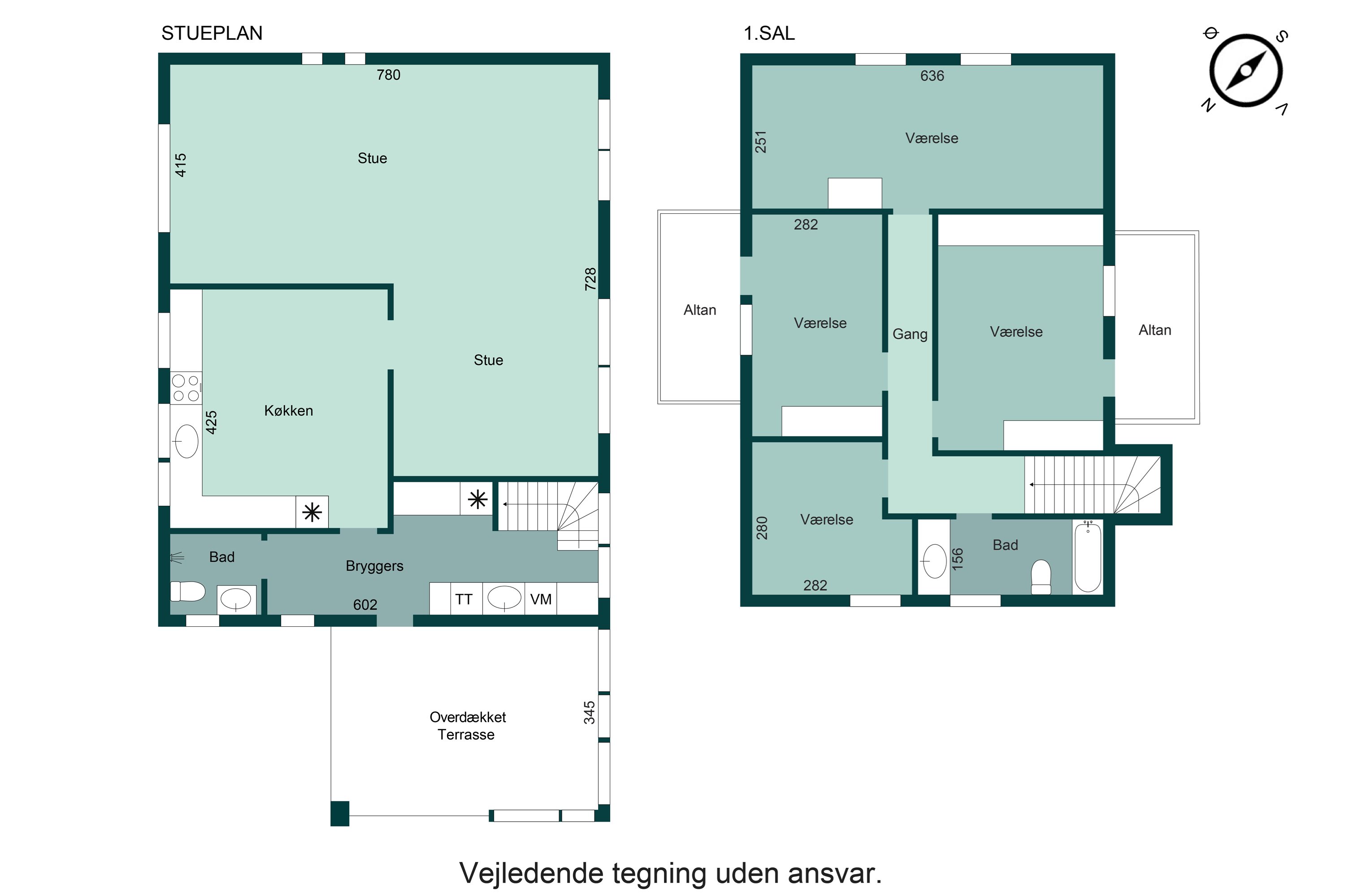 Plantegninger billede af Boller Slotsvej 28, 8700 Horsens