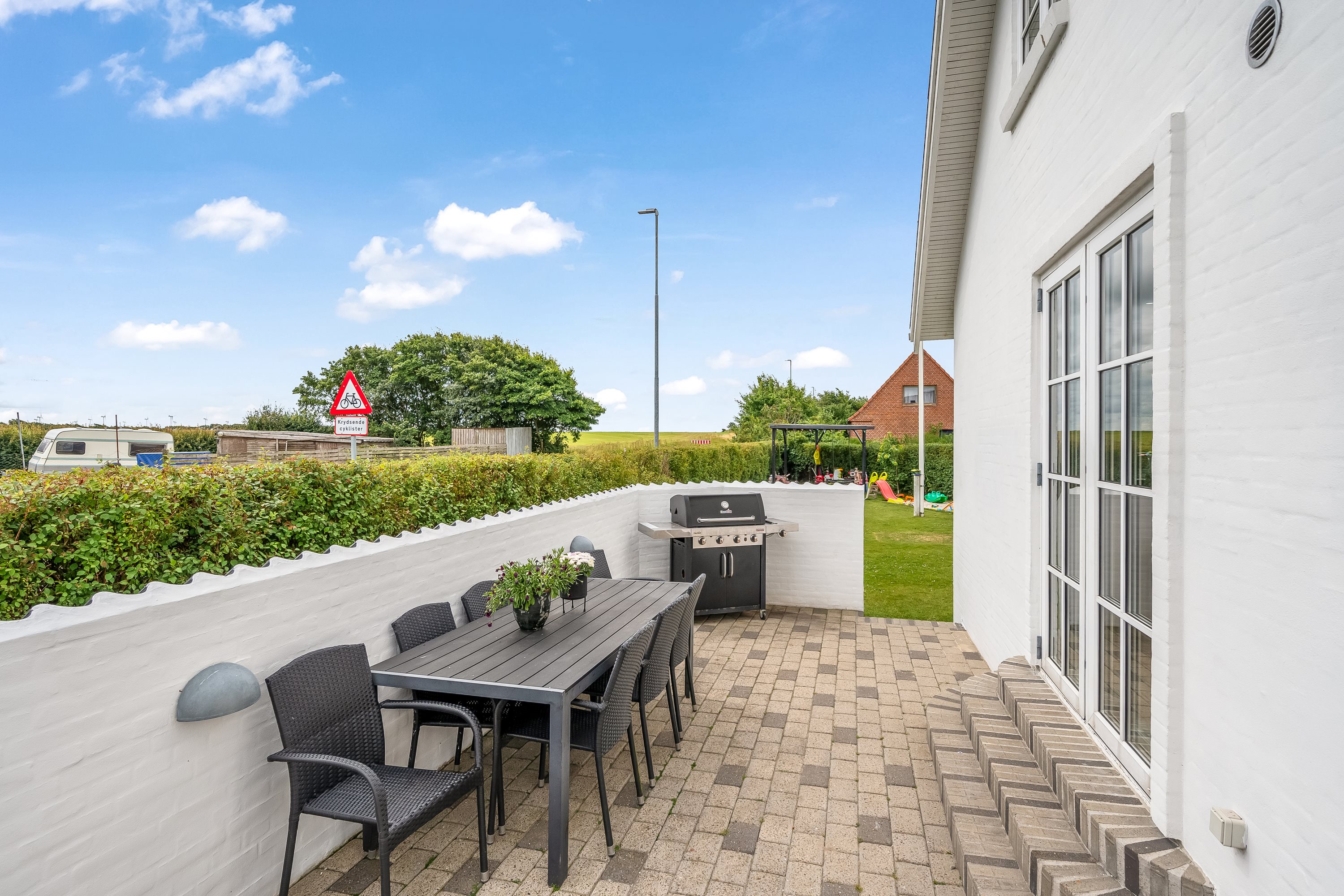 Fremhævet facade billede i fuldskærmstilstand. Billede af Skavenvej 1B, Vostrup, 6880 Tarm