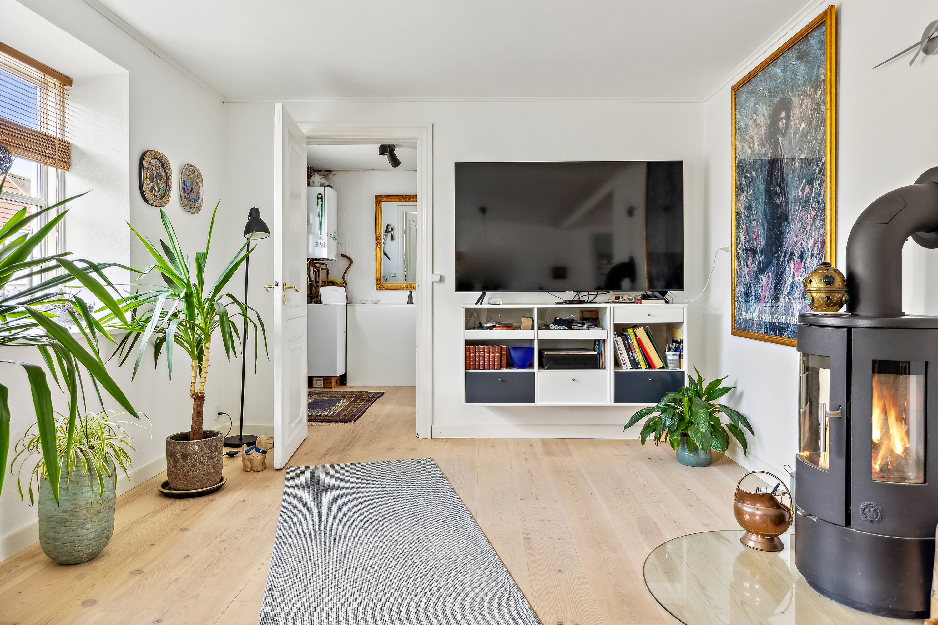 Fremhævet stue billede i fuldskærmstilstand. Billede af Vallekildevej 20, 4534 Hørve